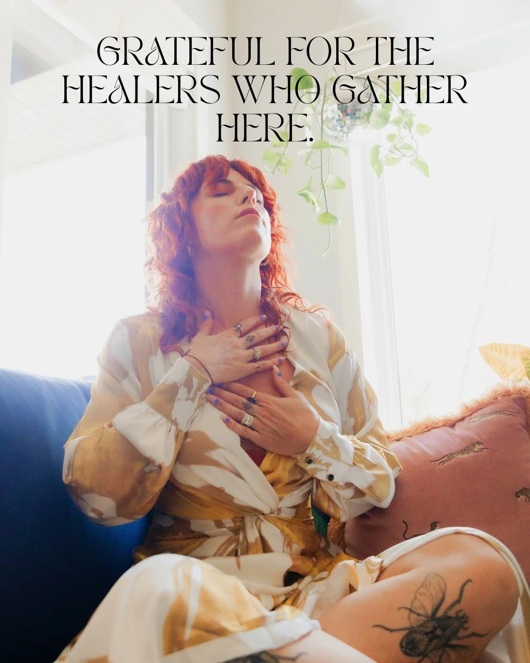 ✨ Morning Gratitude ✨

I&rsquo;ve been watching my work shift, and with that shift the people who step into these spaces with me have changed too.

The ones who come to circle, to session, to ceremony&mdash;they are healers.
Some heal with their hand