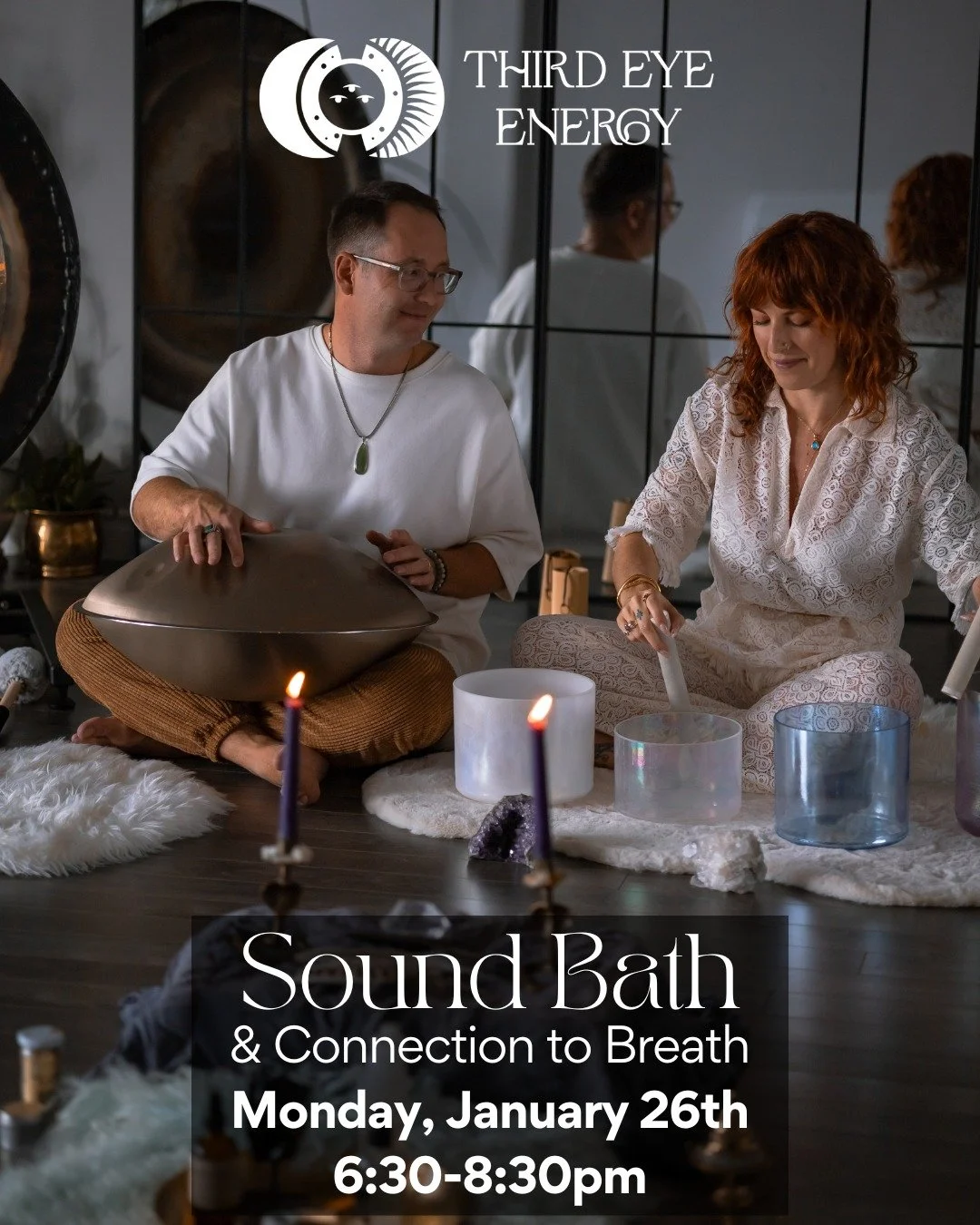 The first sound bath of the year arrives as a return.

A turning inward.
A remembering of rhythm.
A soft landing back into the body.

On January 26, we gather in the quiet medicine of breath and healing frequency of sound.
A few gentle rounds to sett