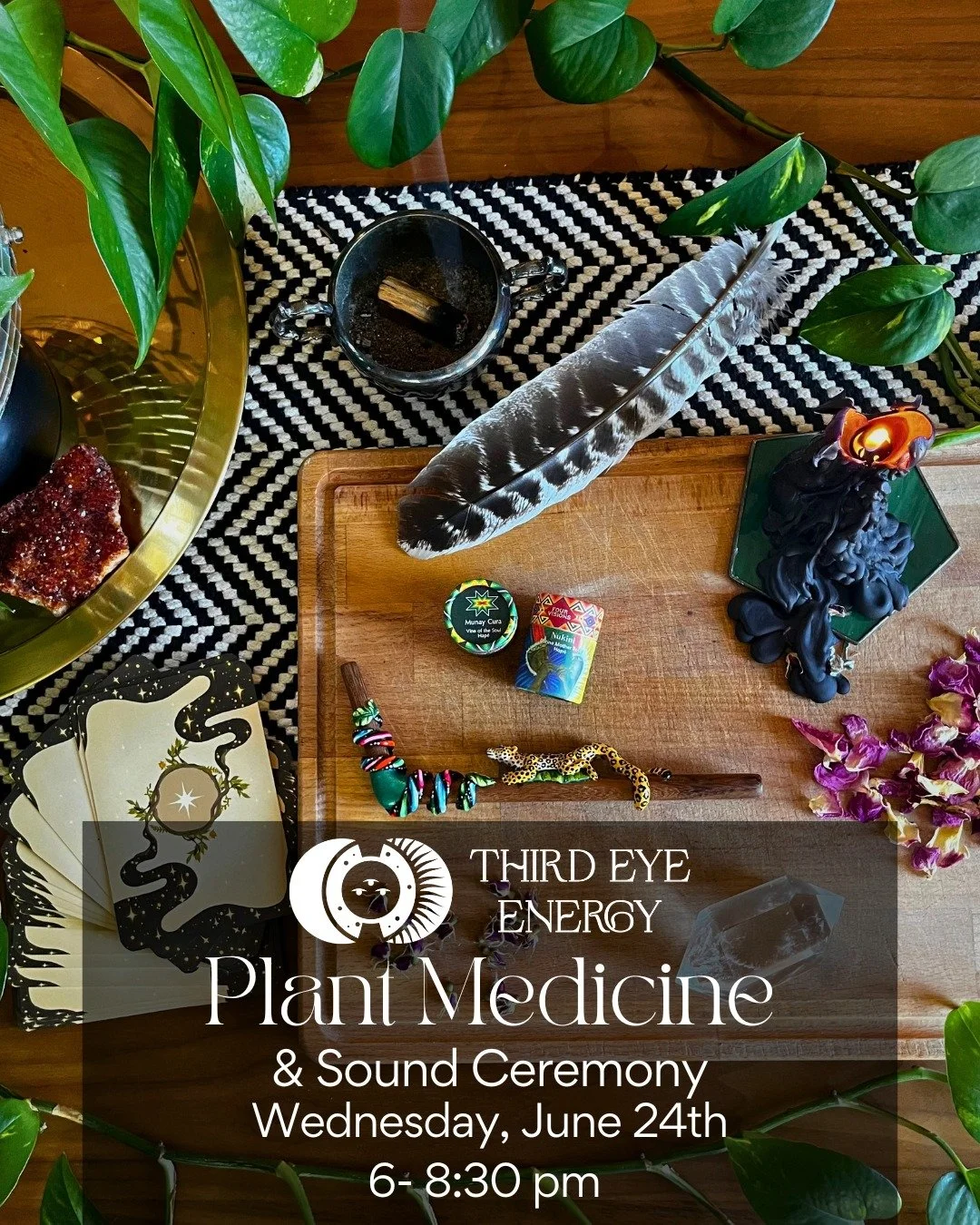 Plant Medicine &amp; Sound Ceremony
Wednesday, June 24th
Gathered Hearth Studio | Prince Albert

There is a remembering that happens in ceremony.

A softening.
A quieting.
A returning to the parts of yourself that get lost beneath the noise of everyd
