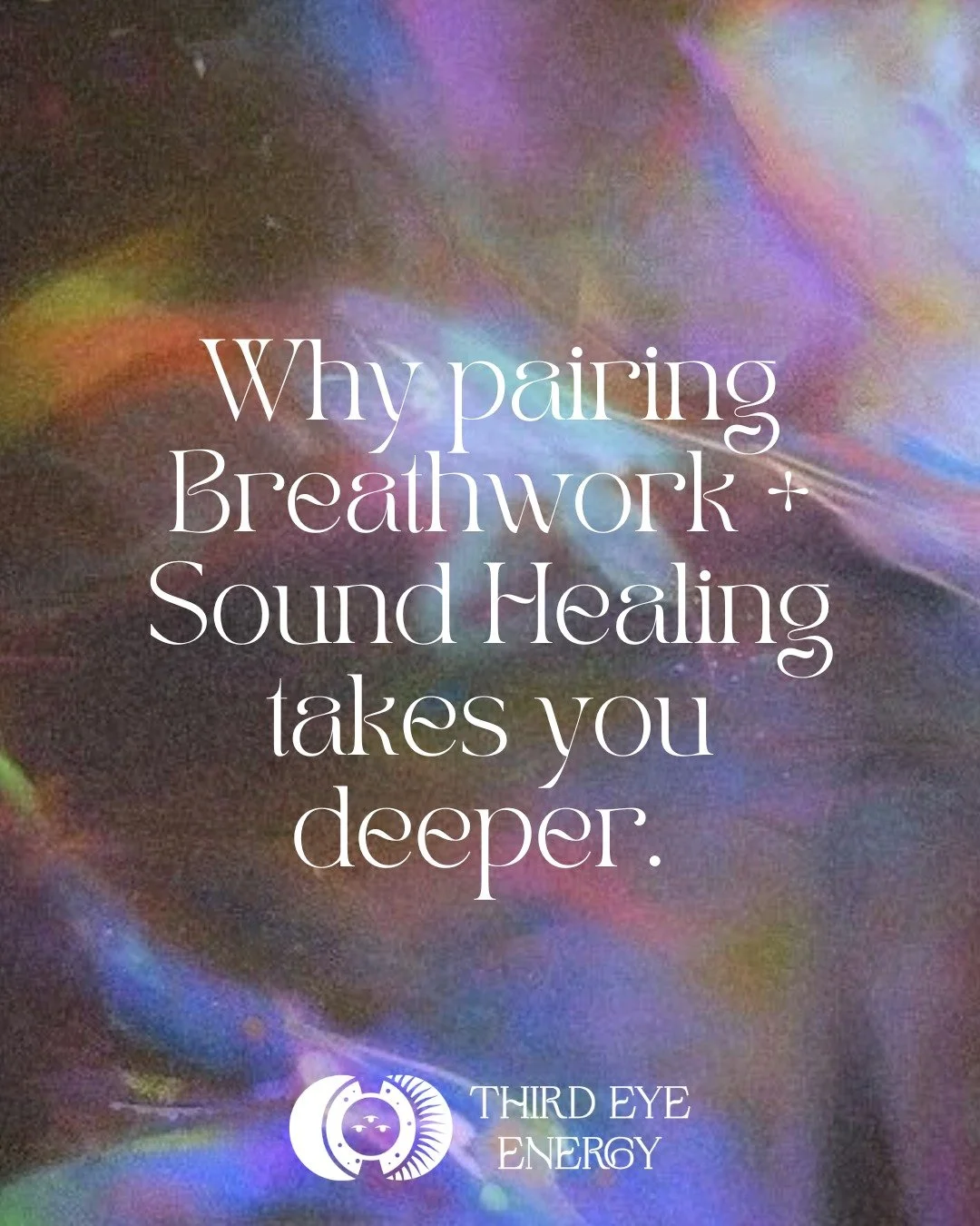 One of my favorite things to facilitate is to pair therapeutic breathwork with sound.

The reason is simple.

They work beautifully together.

Breathwork invites you into the body. It asks you to become present with what is here beneath the surface. 