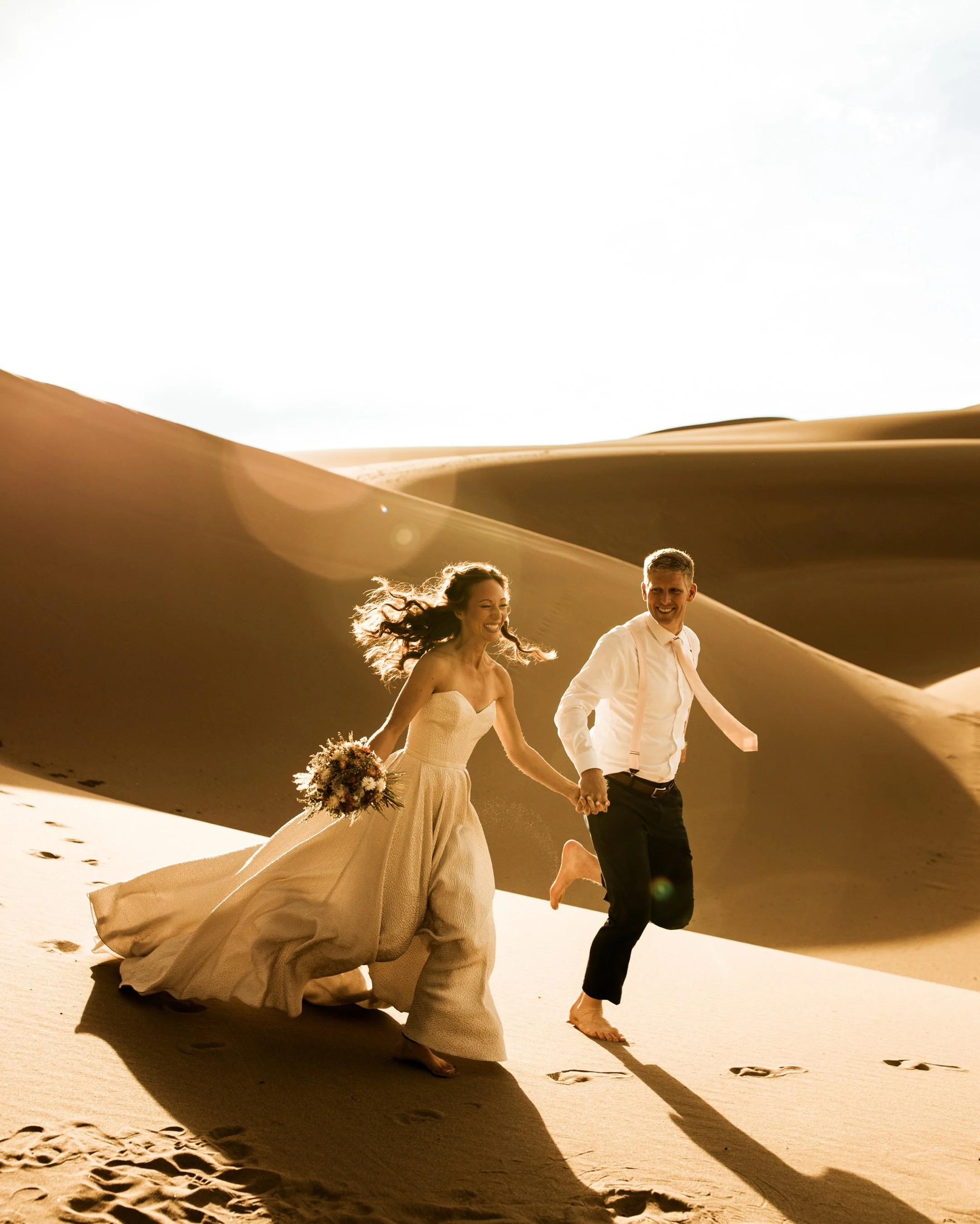 Phoebe + Chad&rsquo;s elopement at the Great Sand Dunes was such a surreal experience. I took some of my favorite images ever on this day and I&rsquo;ve been keeping them to myself for a while, but I&rsquo;m so excited to share (some) them with all o