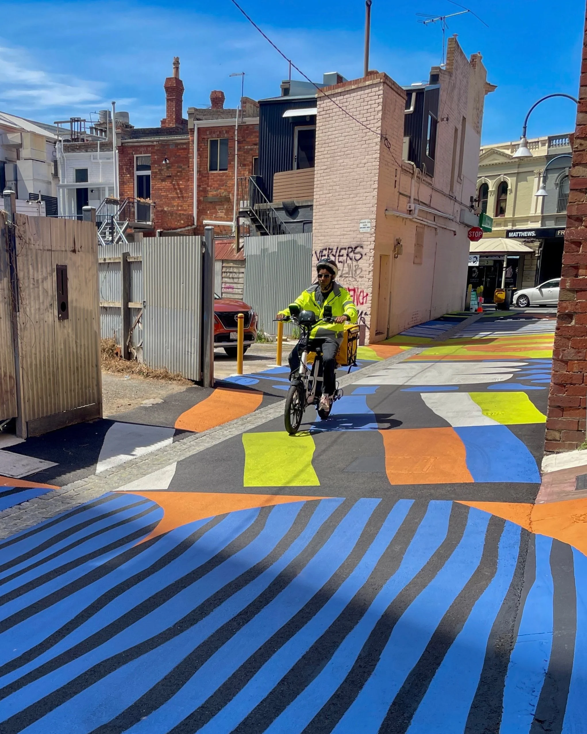Road Mural Moonee Ponds Melbourne