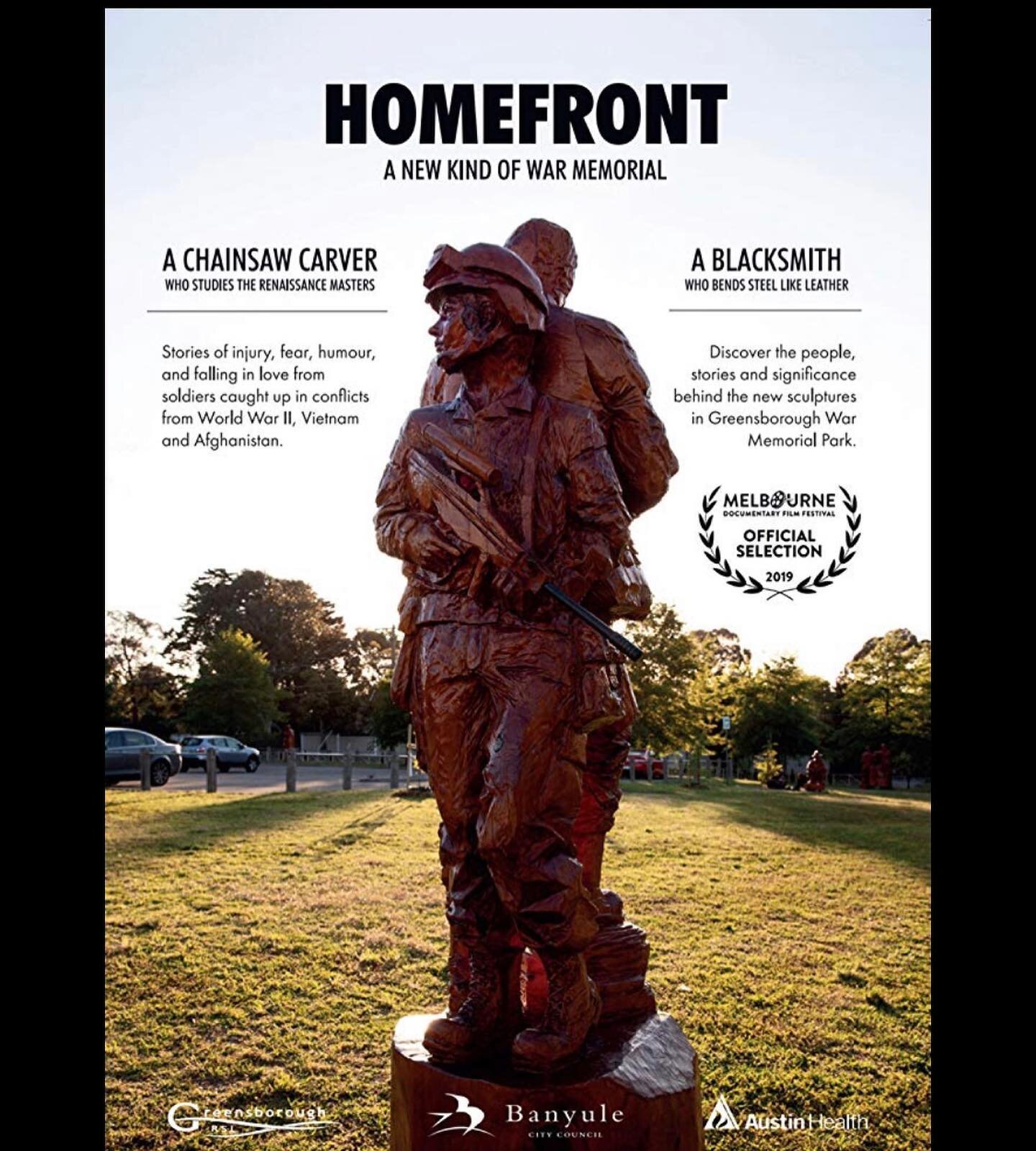 I was extremely fortunate to be involved in a documentary that screened on SBS last night called &lsquo;Homefront: A new kind of war memorial&rsquo;. I am so grateful for being asked to be involved in this project, speaking about aspects of my life t