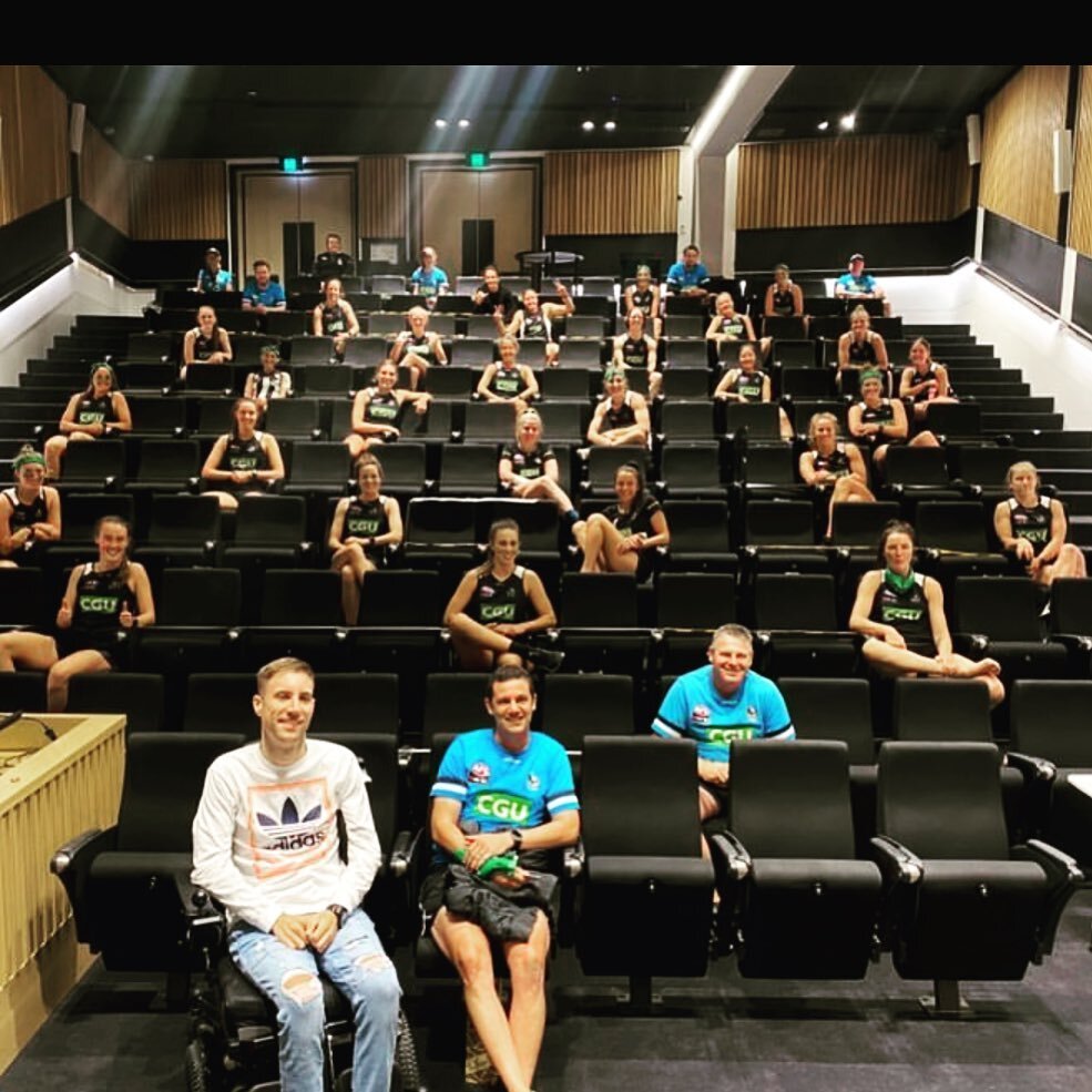On the weekend Joel presented to the Collingwood AFLW players and staff. This was the first presentation in person for 2020 and a great experience for everyone after being in lockdown for so long. With the stresses of the prolonged lockdown and uncer