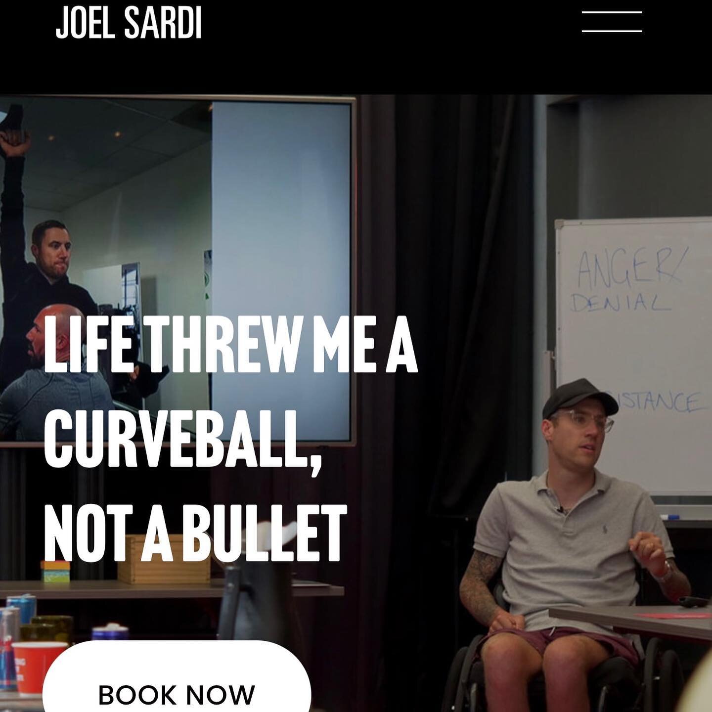 📢 Hey guys I&rsquo;m stoked to let you all know I have a new website, please check it out &lsquo;joelsardi.com&rsquo;, link is in my bio. I also have a new email address info@joelsardi.com, send me an email if you&rsquo;d like to book a talk or you 