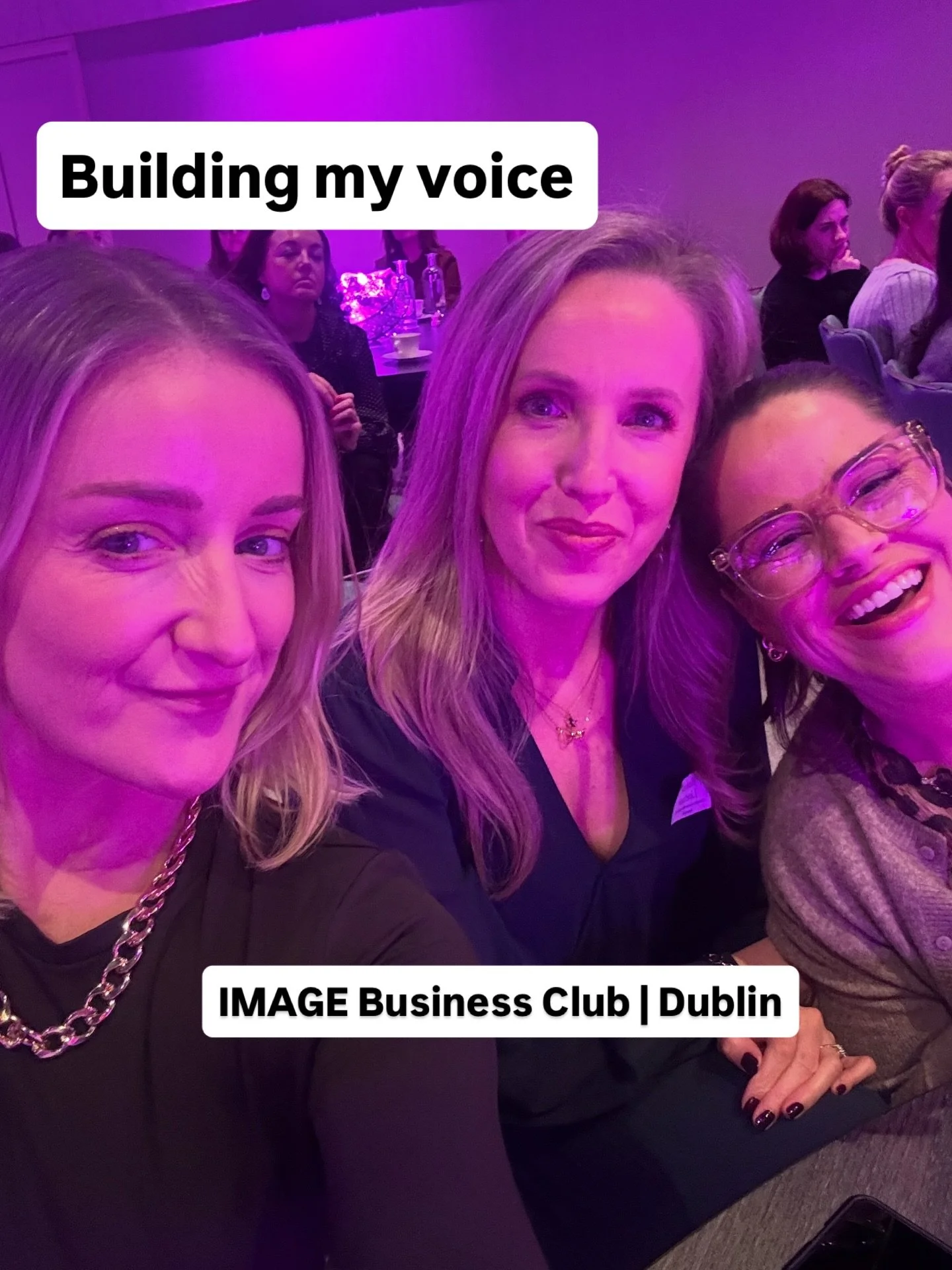 I felt nervous before this.

Not panic.
Just that quiet stretch feeling.

The one that says &mdash; you&rsquo;re growing.

Last night at IMAGE Business Club listening to Rowan speak about presenting with power.

I&rsquo;ve done a mentor session with 