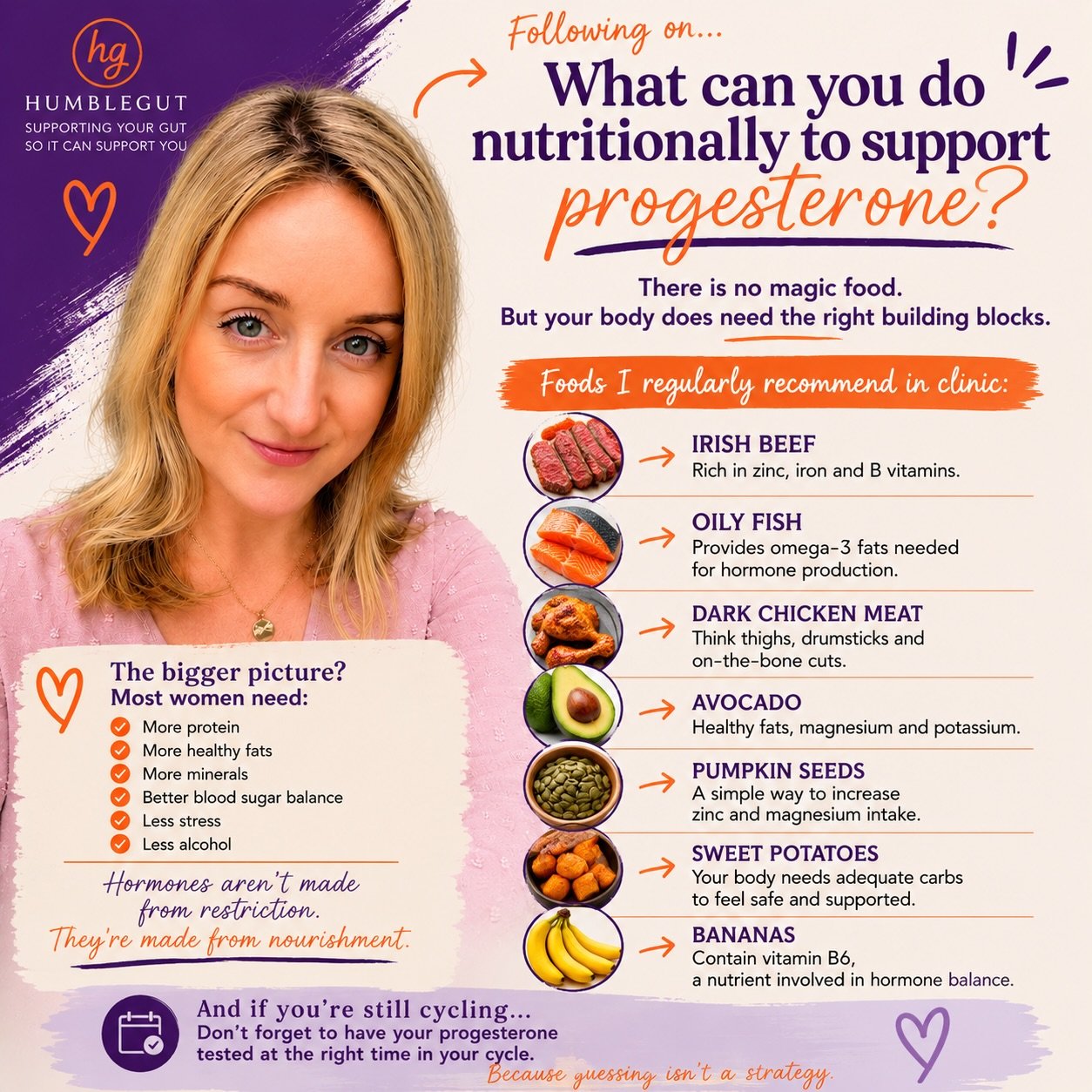 I spoke about how low progesterone can sometimes be mistaken for anxiety.

So the obvious next question is:

&ldquo;What can I do to support it?&rdquo;

First things first&hellip;

There is no magic progesterone food.

But your body does need the rig