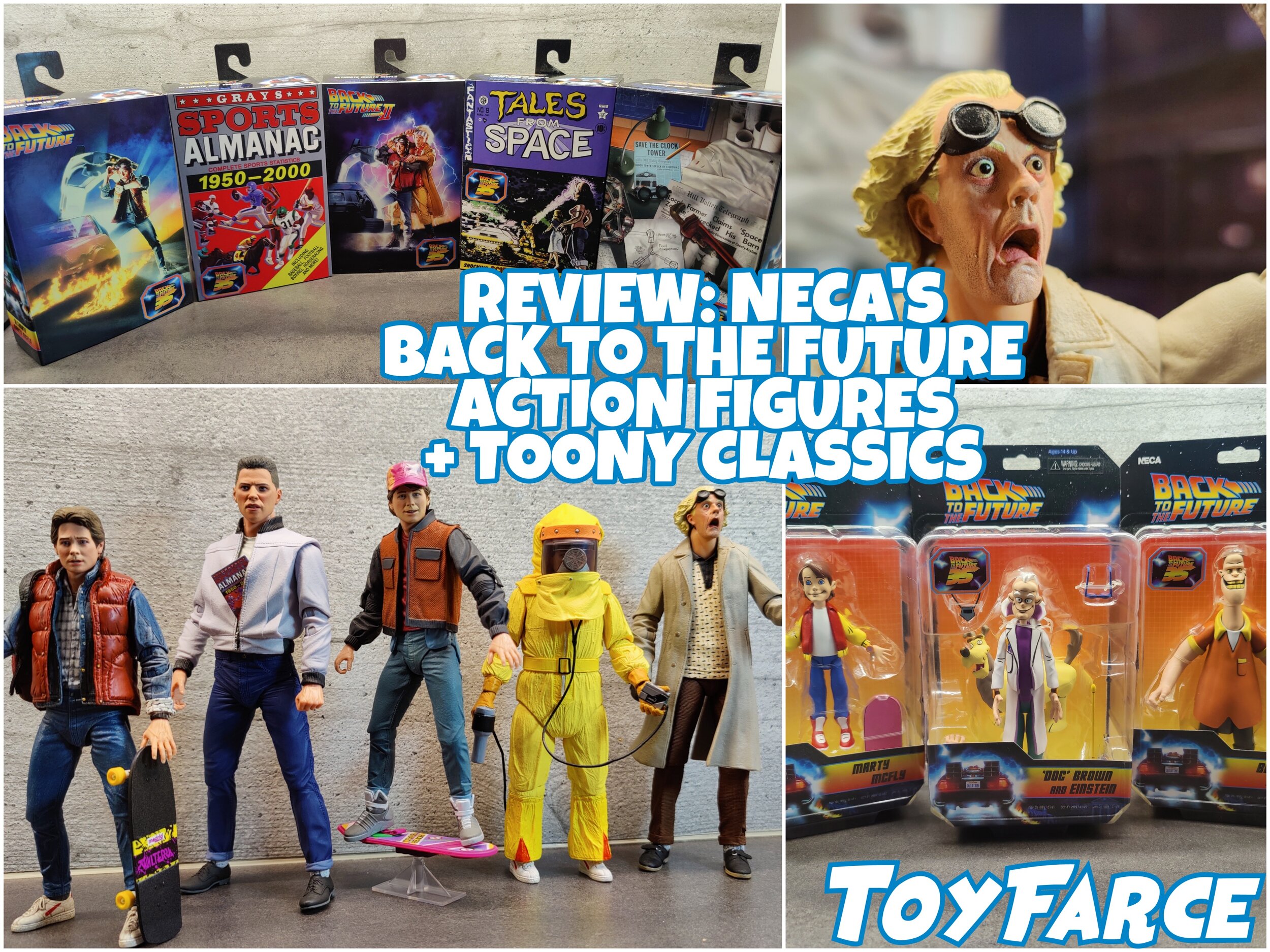 ToyFarce — REVIEW: NECA'S BACK TO THE FUTURE ACTION FIGURES + TOONY CLASSICS !
