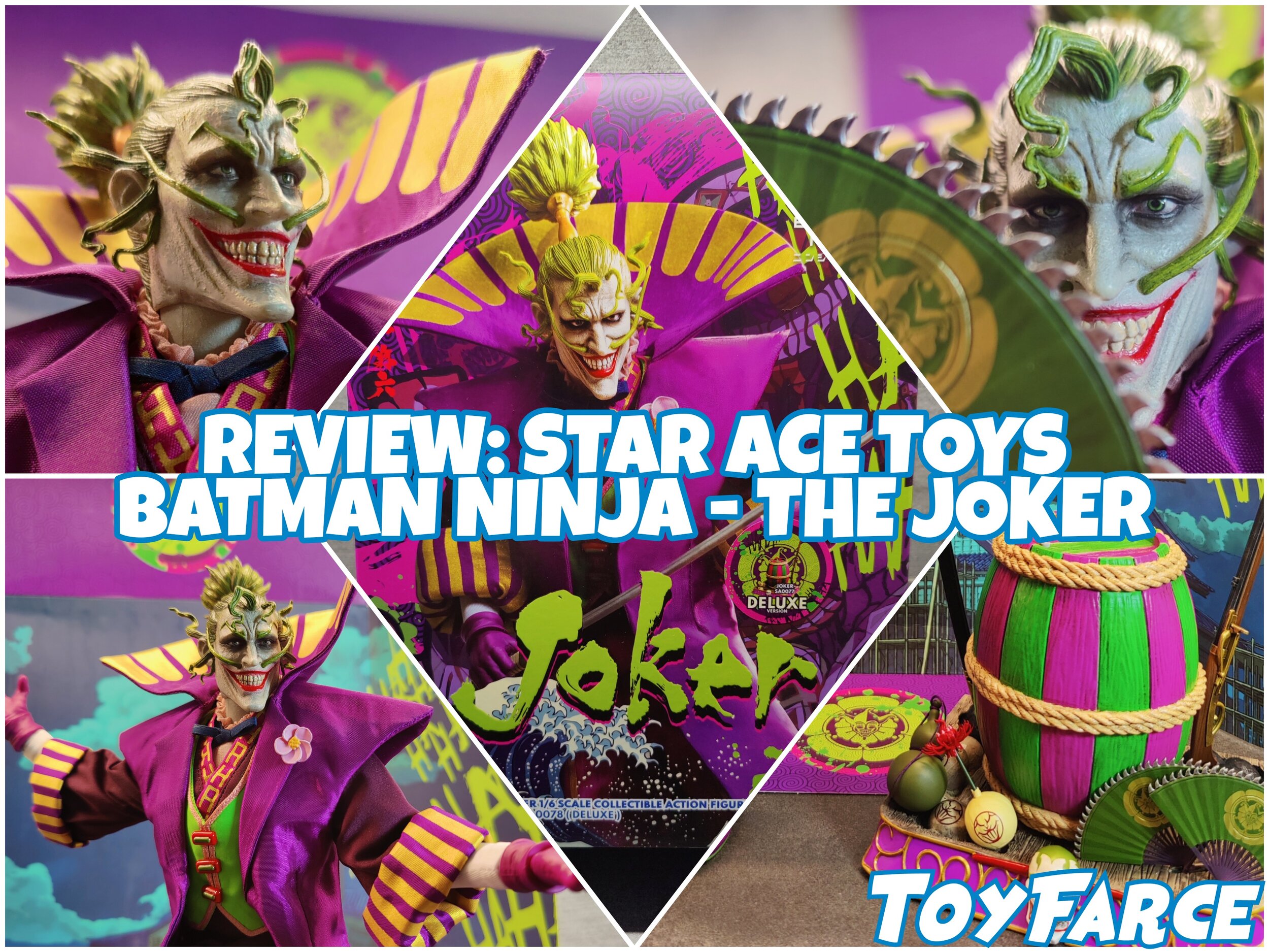 ToyFarce — REVIEW: STAR ACE TOYS BATMAN NINJA THE JOKER (DX VERSION)!