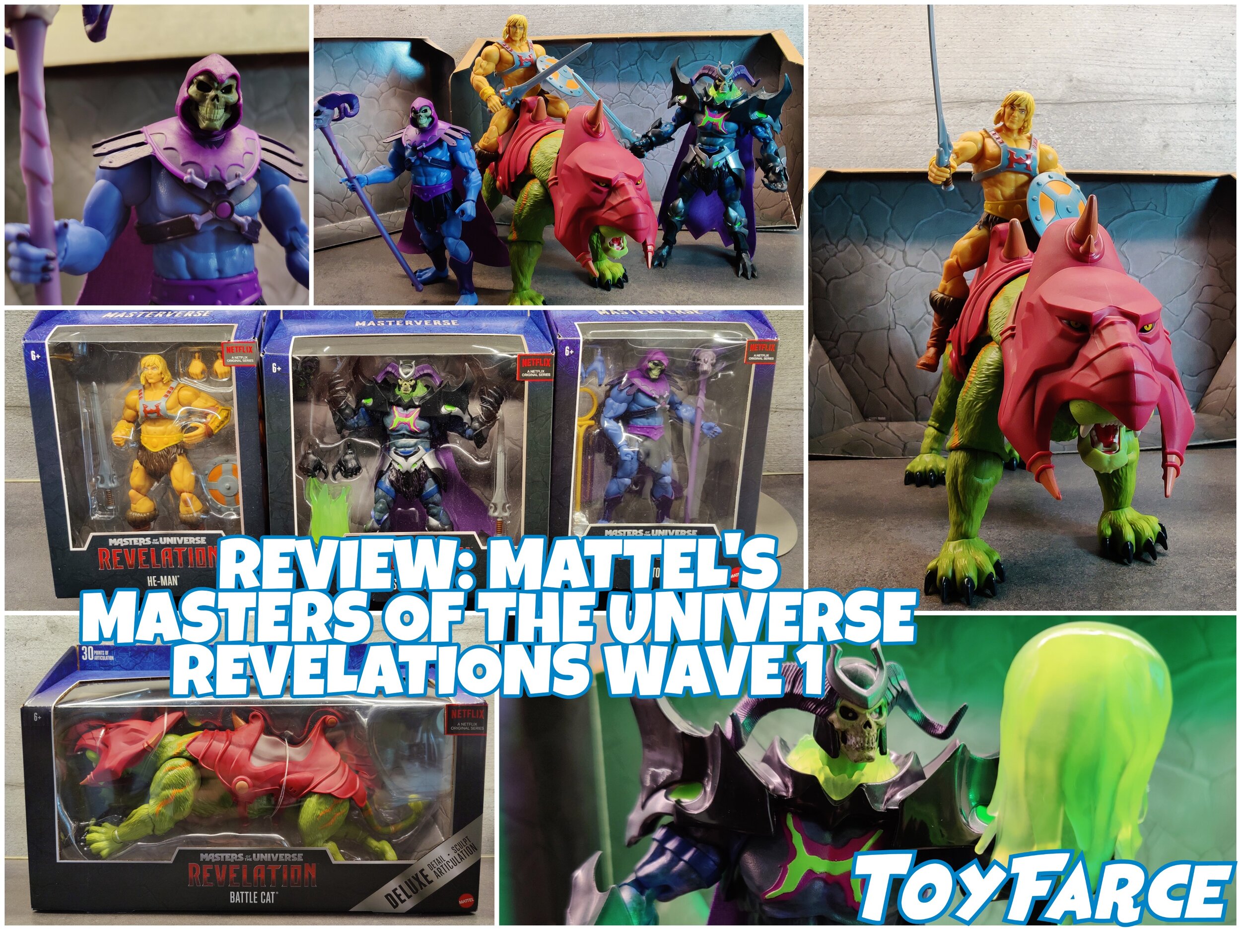 Masters Of The Universe Origins - Wave 1 Figures Review! 