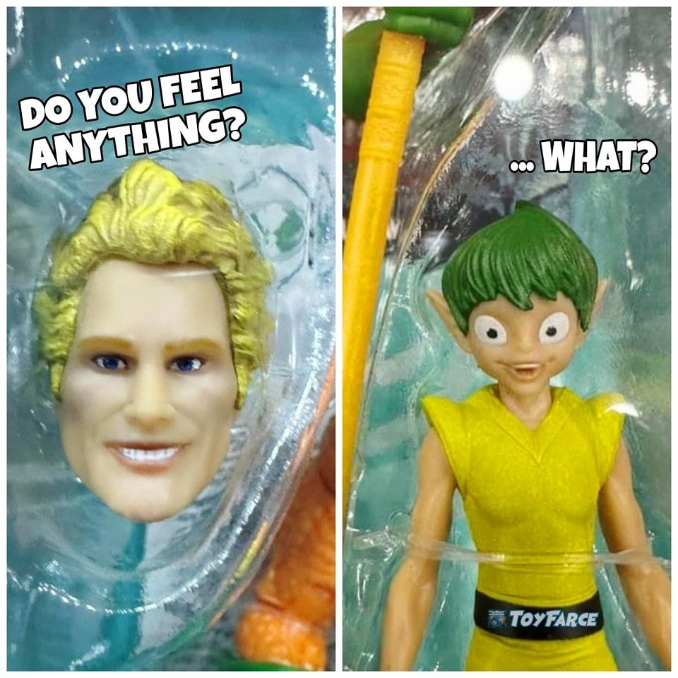 Where will you be when the edibles kick in?

McFarlane Toys DC Direct Aquaman (DC Classic) Digital Collectible

TOY MEMES TUESDAY! 
Seen any great toy-related meme lately? Share it with us in the comments, by using #toymemestuesday or tagging us!

#t