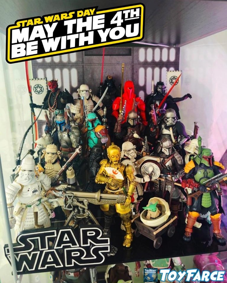 Mandatory 'May The Fourth Be With You' post! 
Happy Star Wars day everyone!

#toyfarce #starwars #maythefourthbewithyou #starwarsday #bandai #movierealizationstarwars #meisho #maytheforcebewithyou
