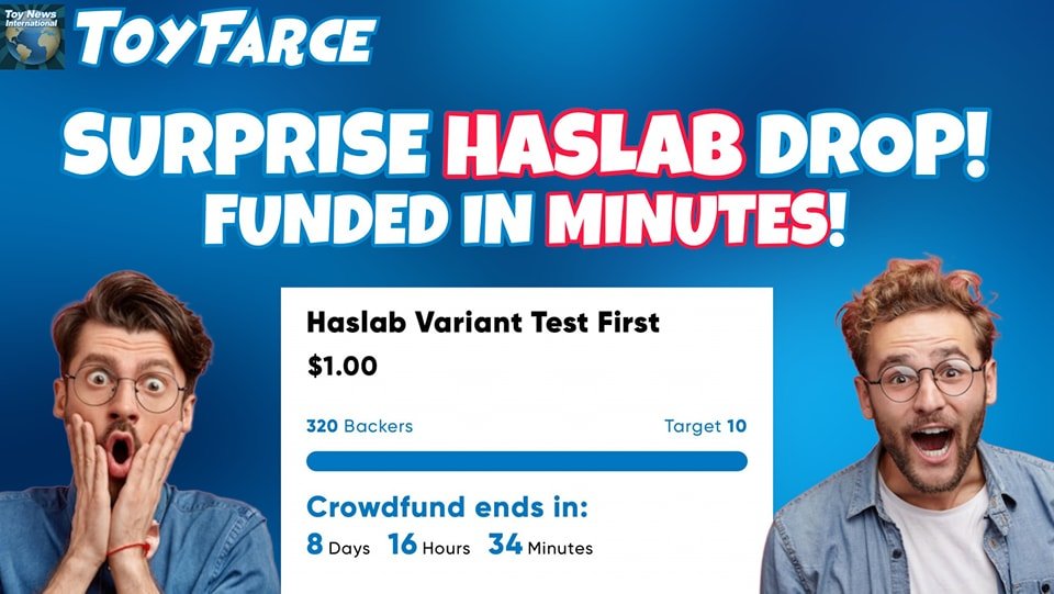 BREAKING NEWS:
SURPRISE HASLAB DROP?! FUNDED IN MINUTES!

Yesterday, Hasbro surprised all of us with a brand new Haslab campaign dropping on their Hasbro Pulse website. Collectors all over the world were extremely excited, as the new Haslab project, 