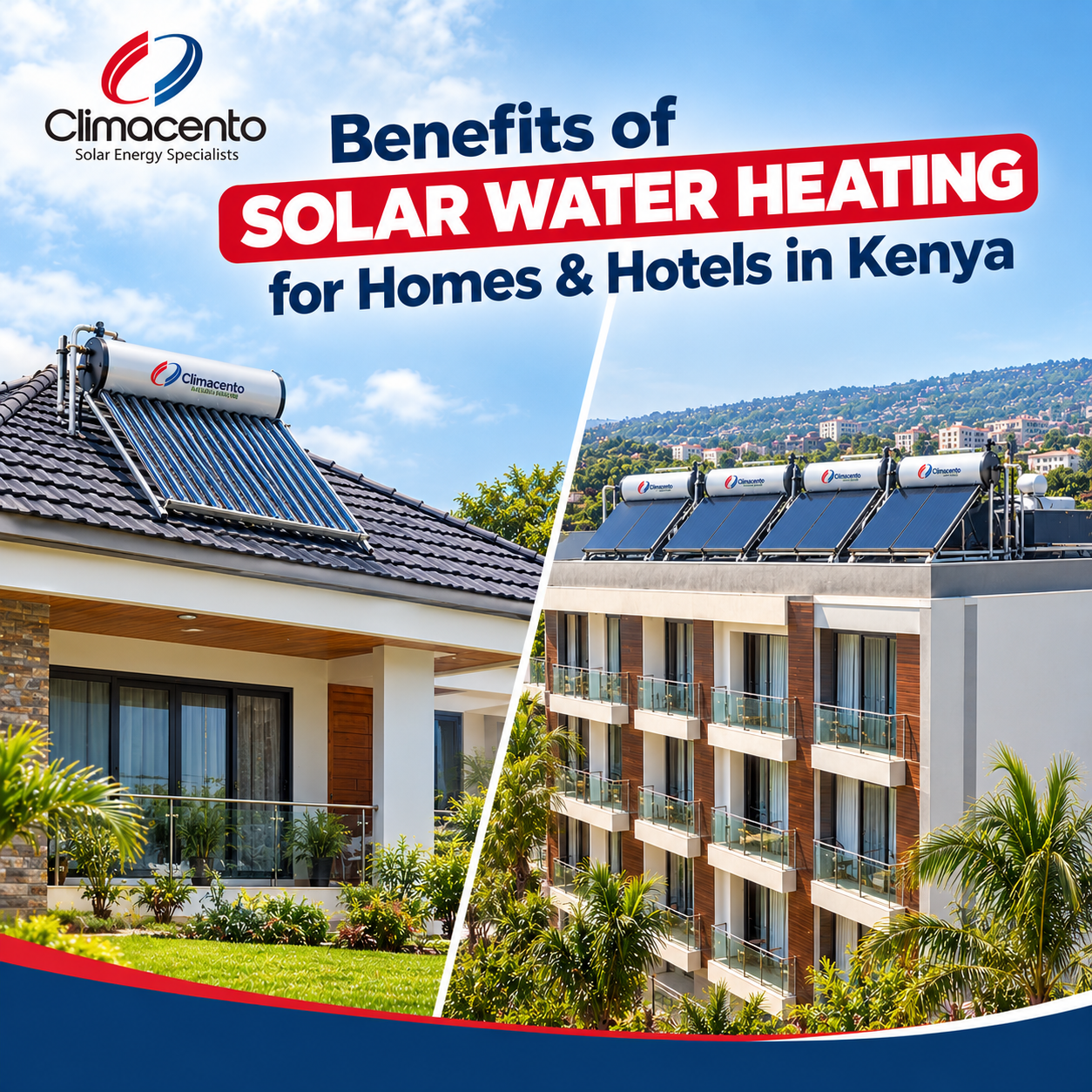 Benefits of Solar Water Heating for Homes &amp; Hotels in Kenya