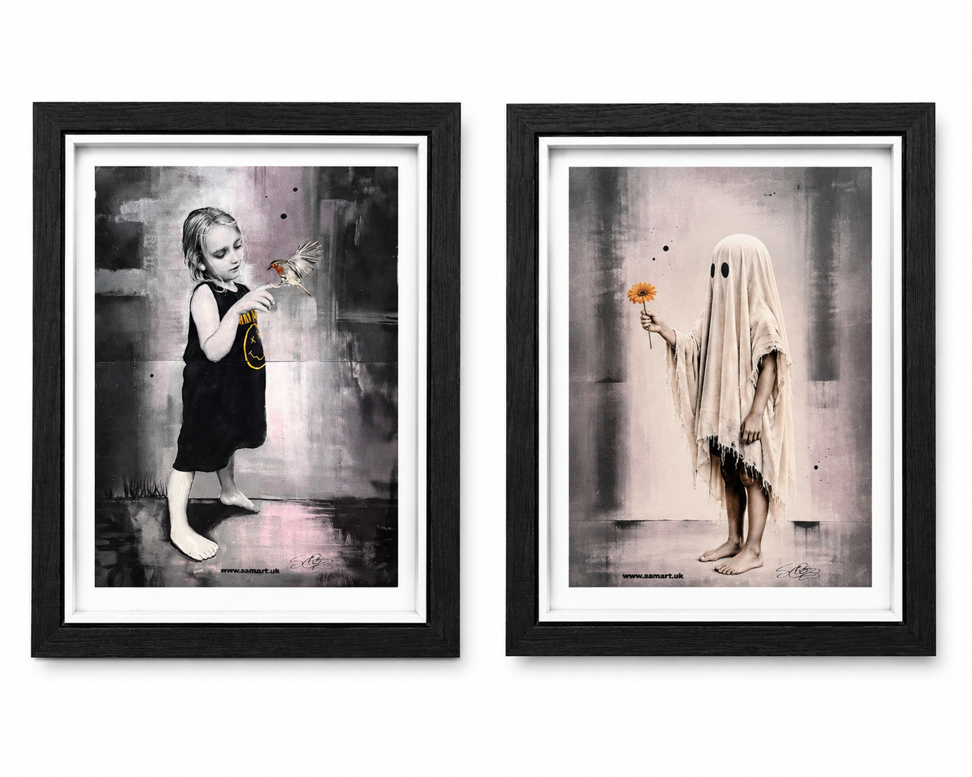 The Thin Place - Framed Postcard Print - Diptych (Set of Two)