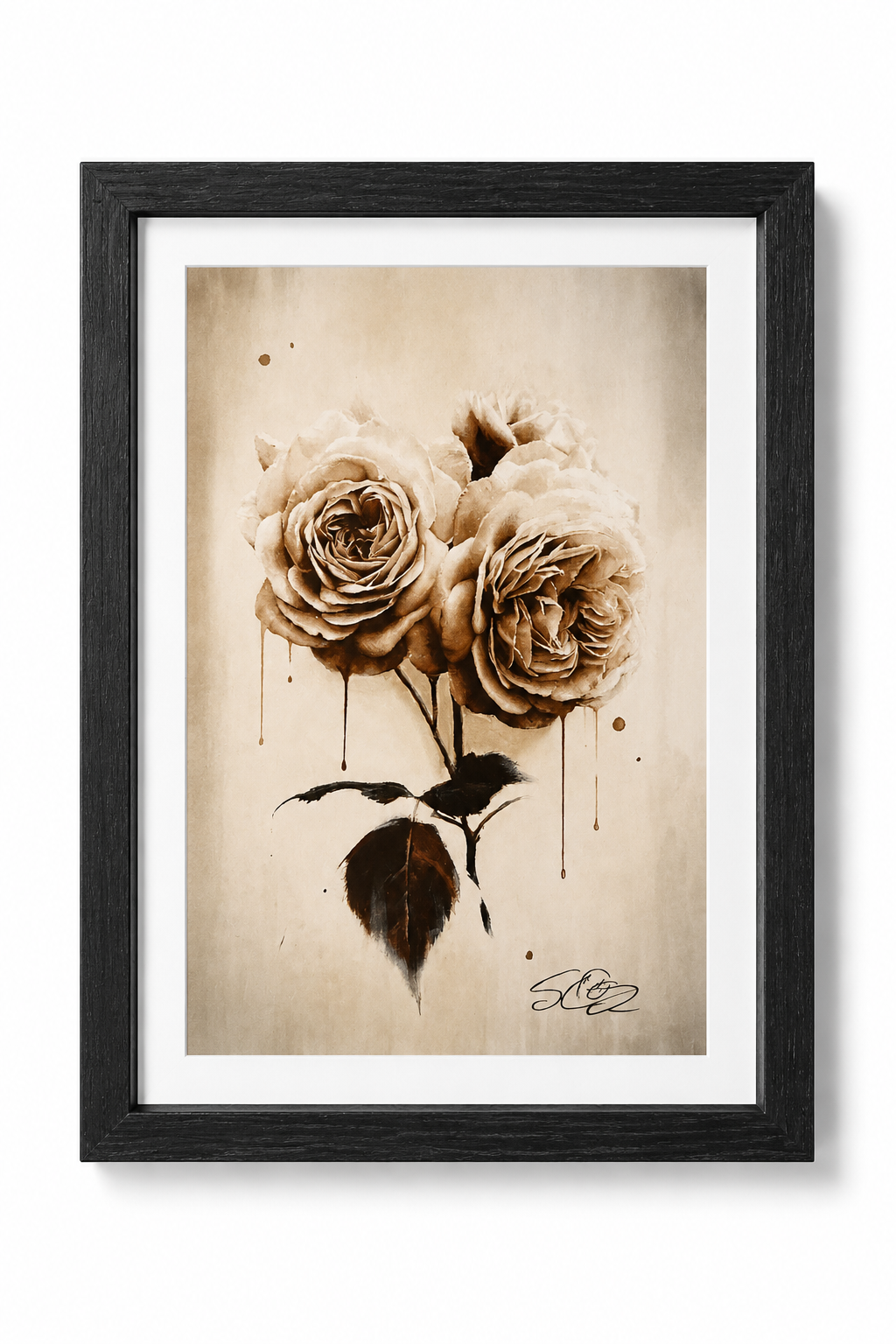 Us - Framed Postcard Print