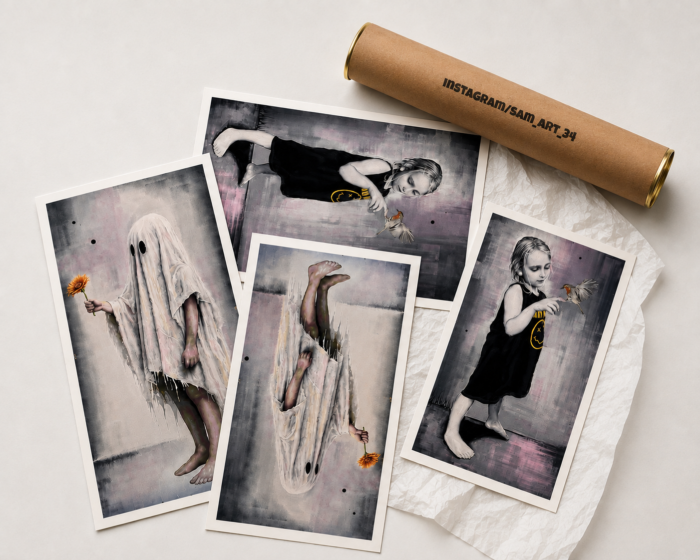The Thin Place - fine Art Giclée Print Diptych | 398 × 756mm each | Hahnemühle Photo Rag