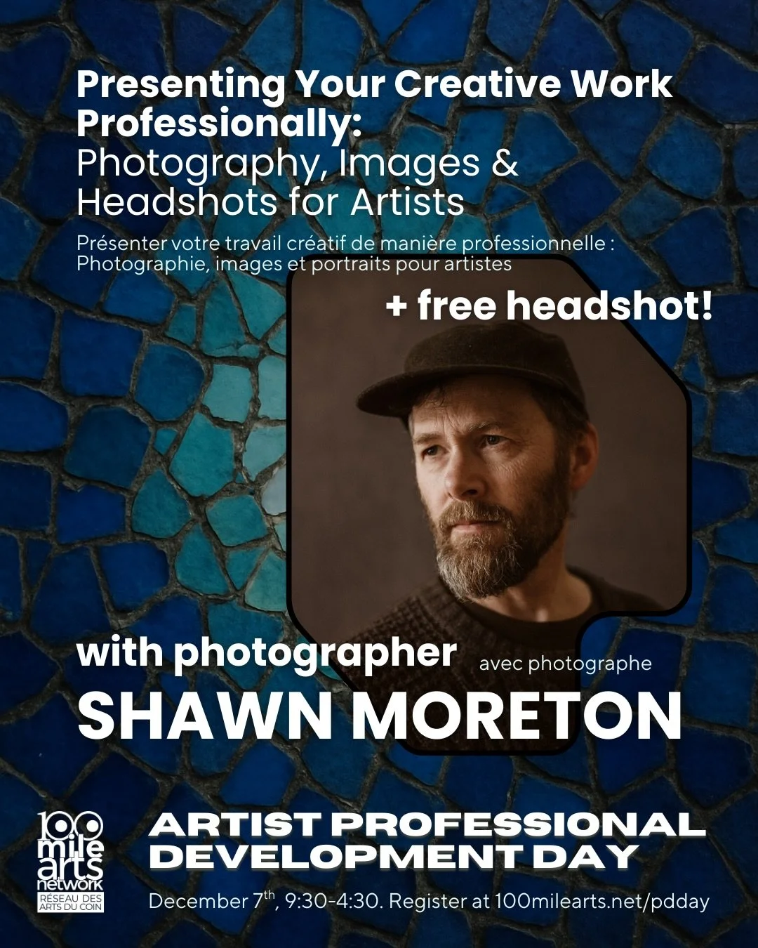 Join me this Sunday for a workshop on photography, images, and headshots for artists.
There will be several other workshops throughout the day AND I'll be offering headshots for all participants! Only $50 to register! Thanks to the @100milearts netwo
