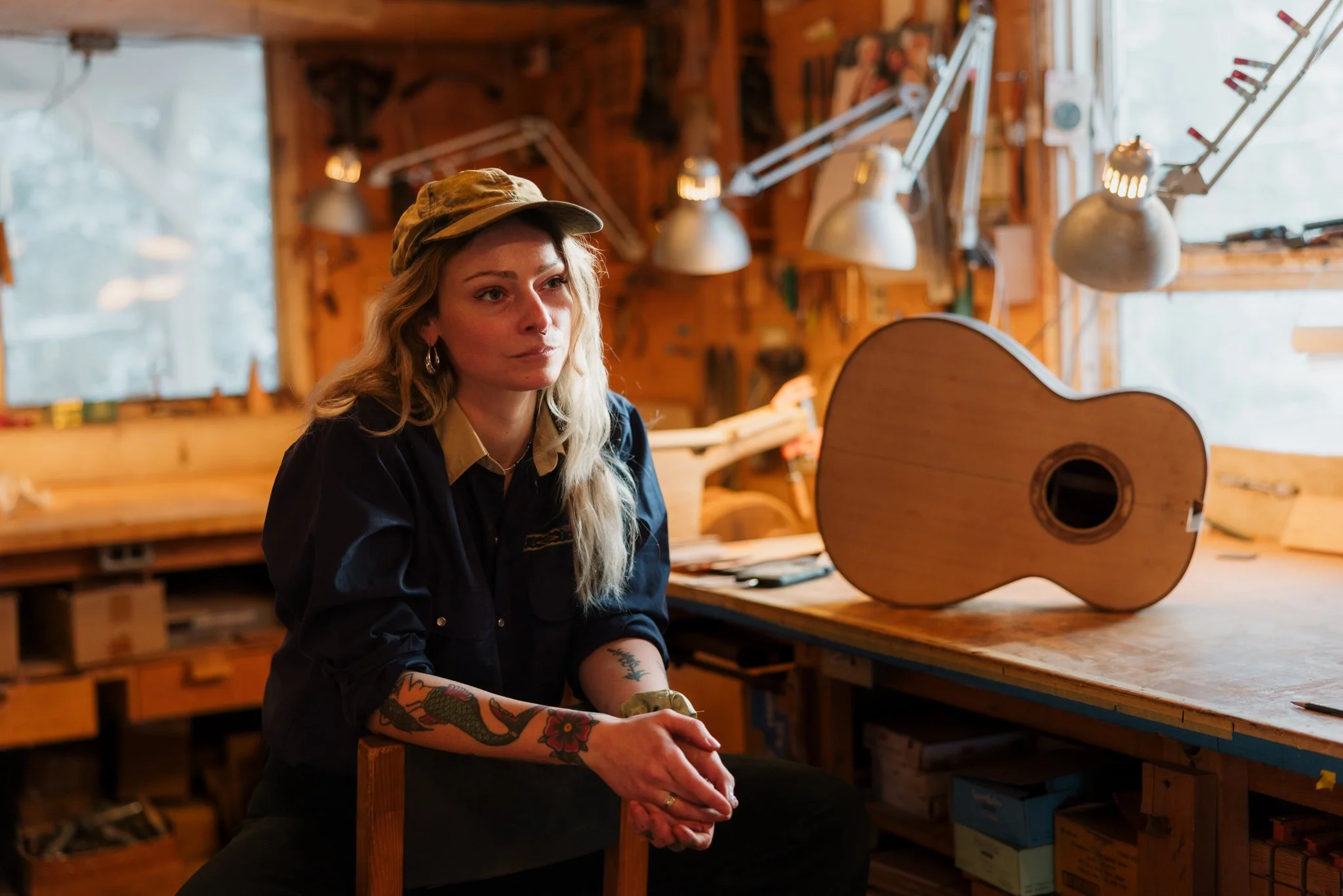 Portrait of a Maker: An Afternoon with Grace of Swallowtail Lutherie