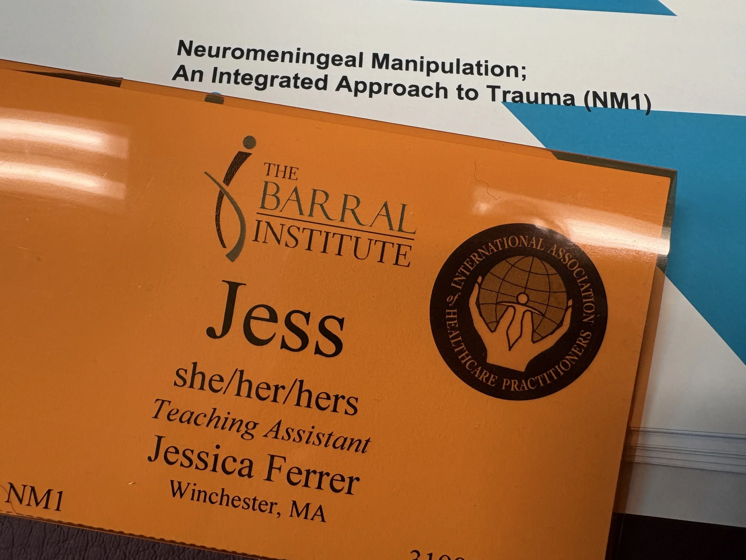 Jessica’s NM1 Course Sip &amp; Share Zoom Meetup with IAHE Teaching Assistant, Jessica Ferrer, LMT