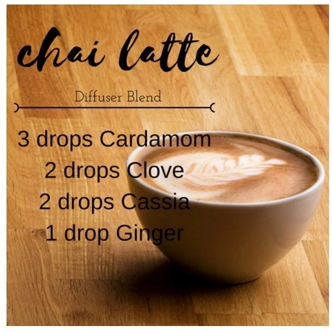 Chai Latte Diffuser blend

Nothing beats a warm chai tea latte on a breezy fall day. The aroma wraps you up like a blanket. With a warm cup of chai in my hands I always feel so cozy and content. This diffuser blend brings the fragrance of a coffee ho