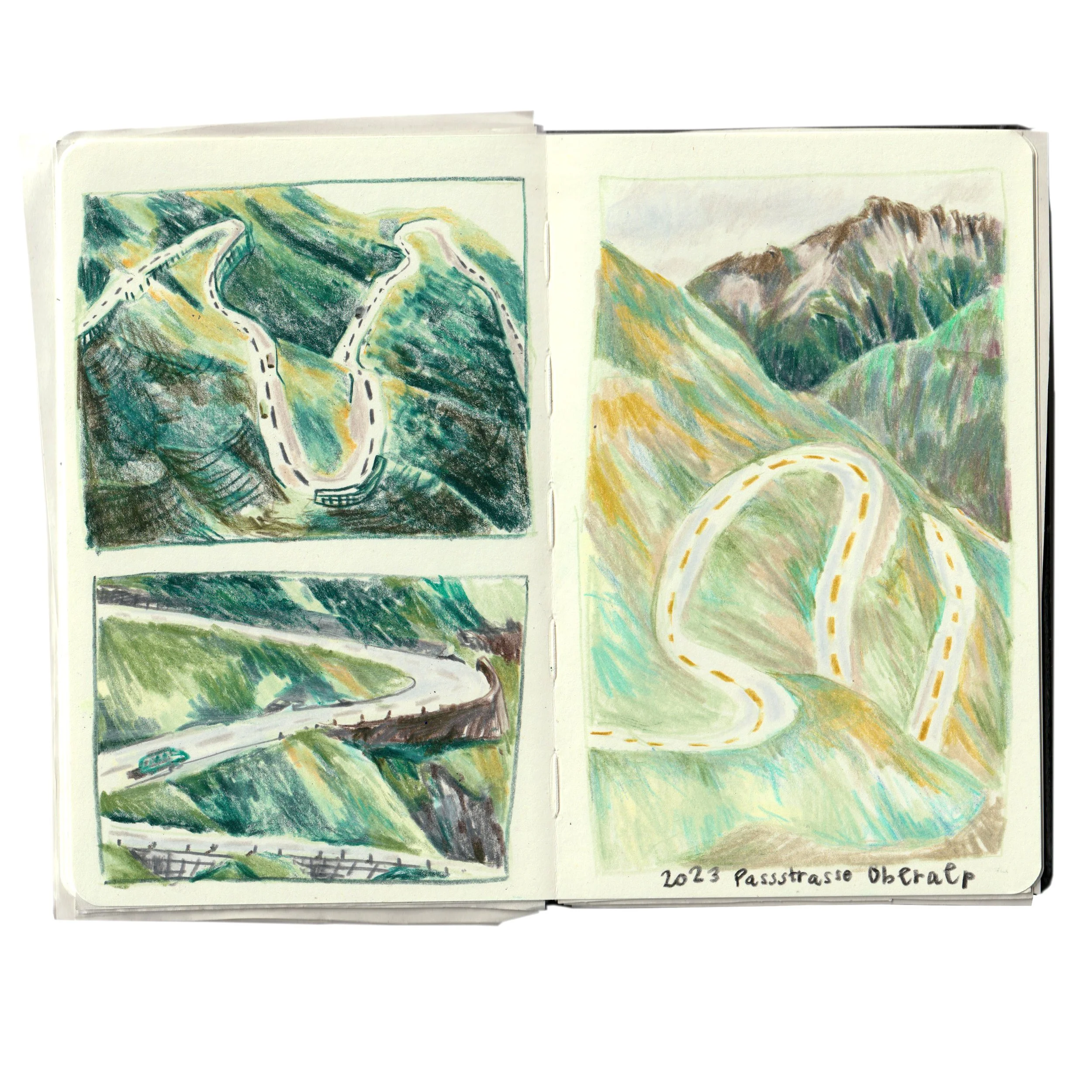 Sedrun-1-Passstrasse-Zeichnung-Skizzenbuch-Brigitte von Arx.jpg.jpg