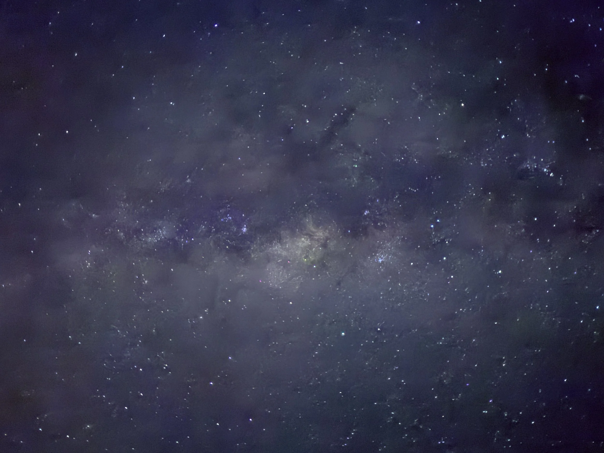 Stargazing Under the Orange Sky