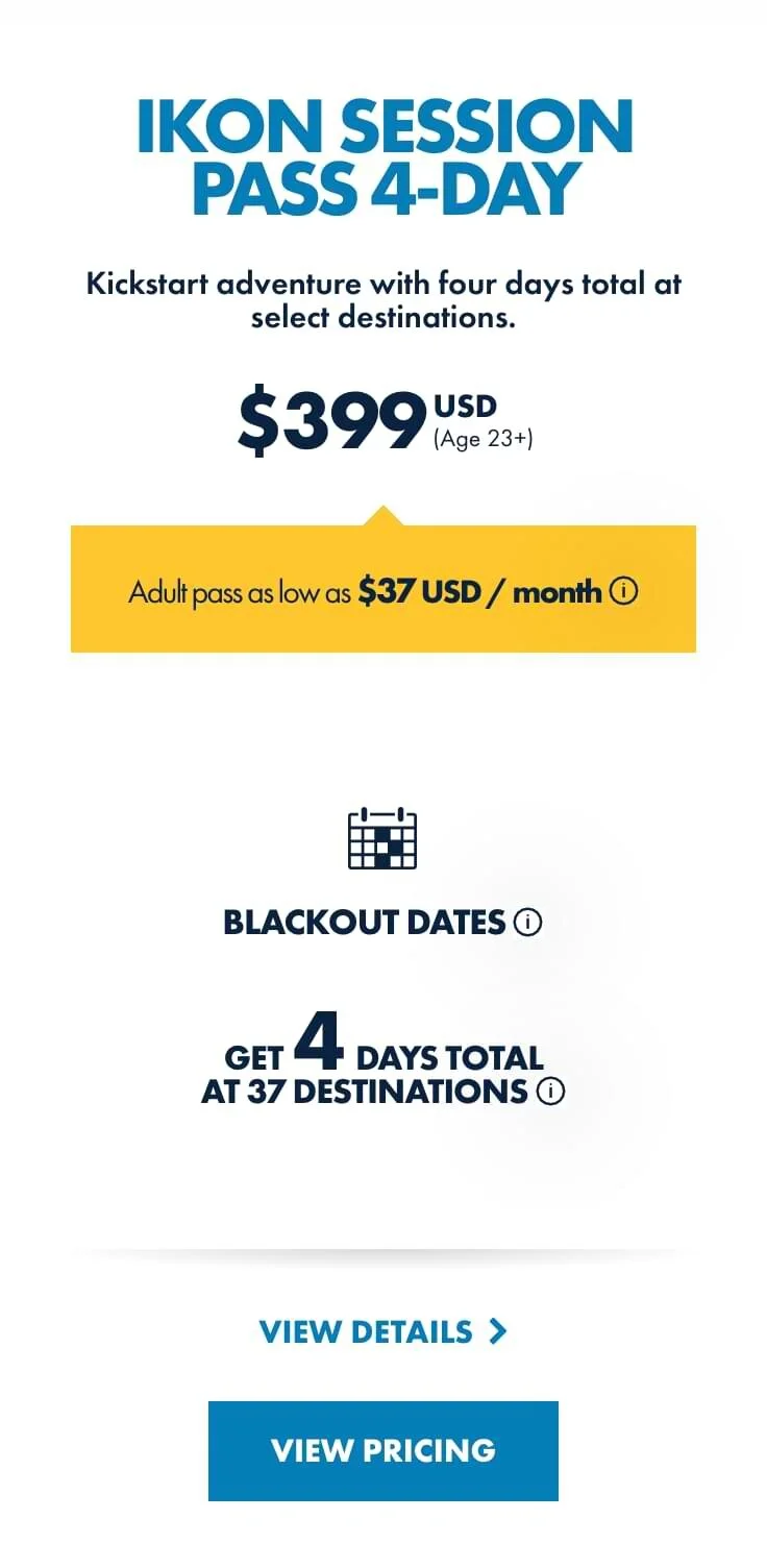 Promo Code Icon Pass Ikon Pass Promo Codes : Ikon Pass Details for the 2024-’25 Ski Season ...