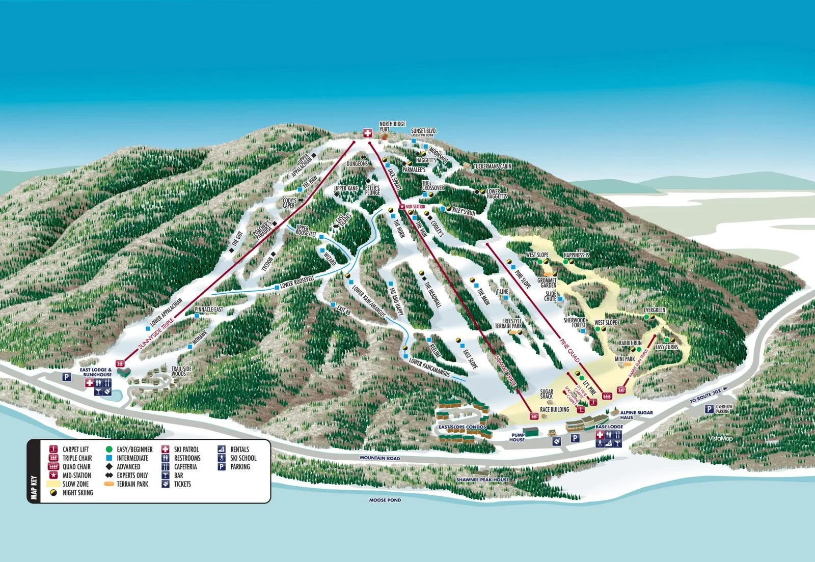 Map Of Maine Ski Resorts Shawnee Peak Ski Resort – Best Night Skiing In Maine