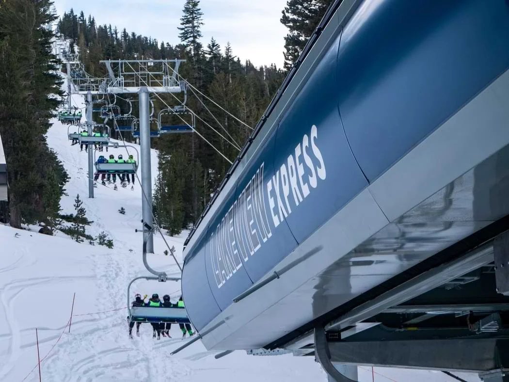 Mt Rose Ski Tahoe Opens New Lakeview Lift