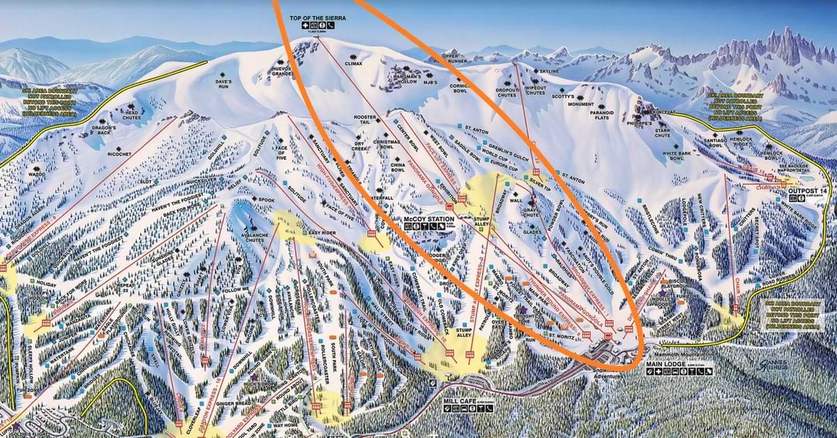 Mammoth Trail Map Pdf Mammoth Mountain Has Mammoth Opening