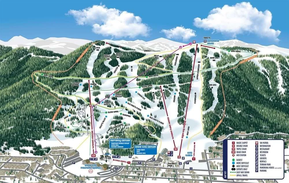 Snow King Resort Trail Map Wyoming