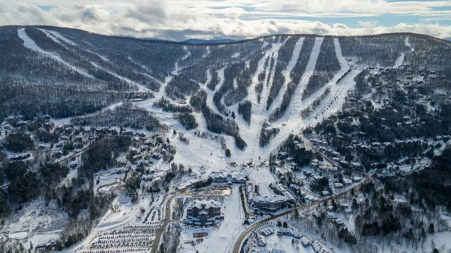 Windham Ski Resort New York Skiing - Windham Aerial Shot