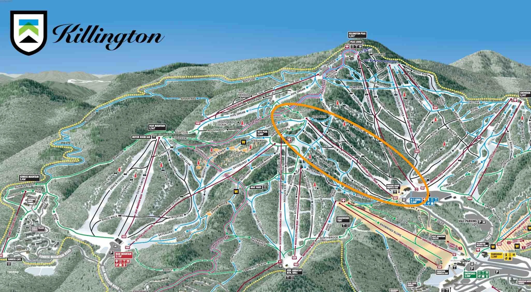 Killington, VT Has 30+ Feet Of Snow On Superstar Trail