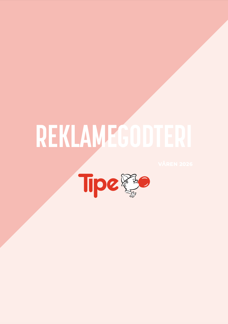 Reklame godteri Tipe 2026 NO