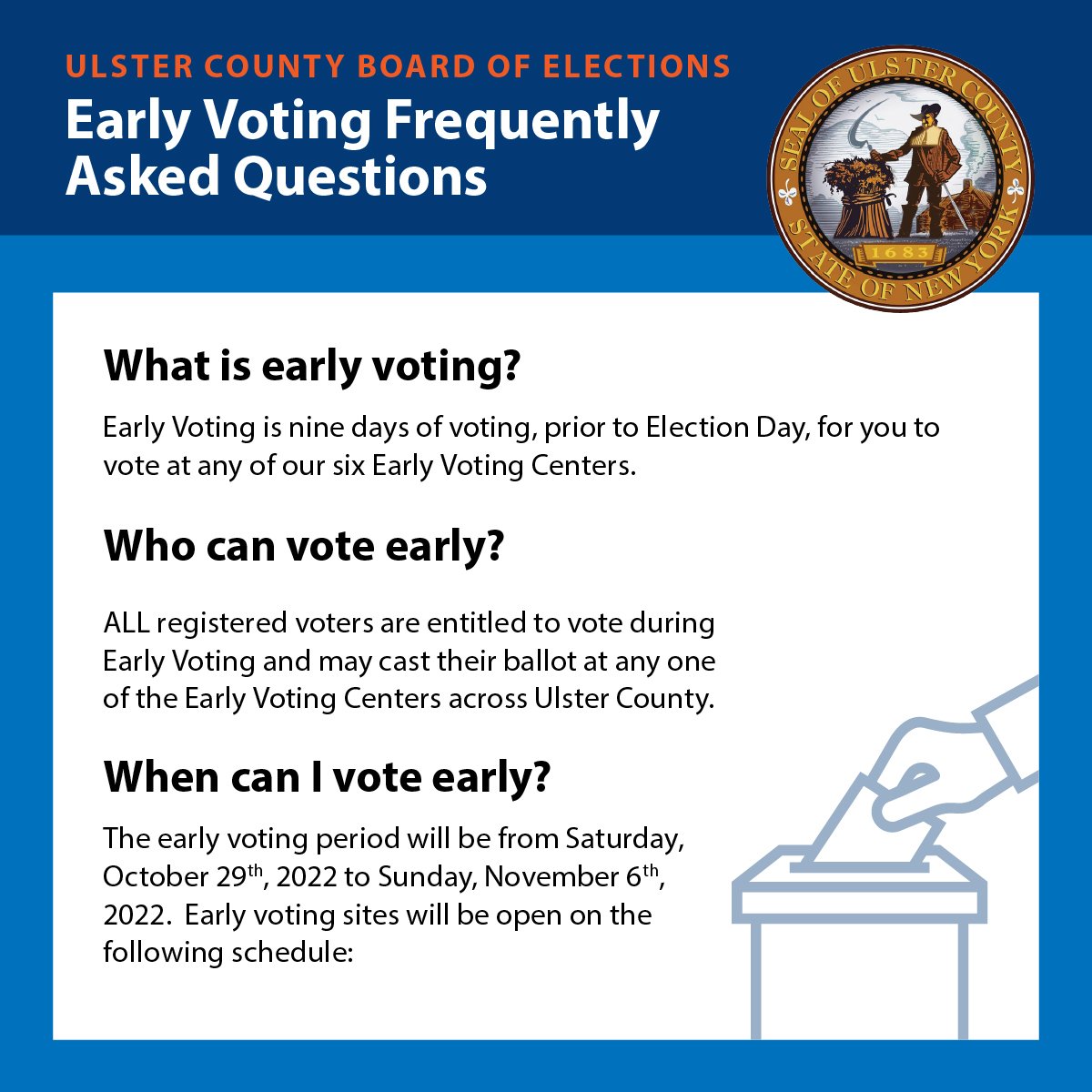 Early Voting FAQ