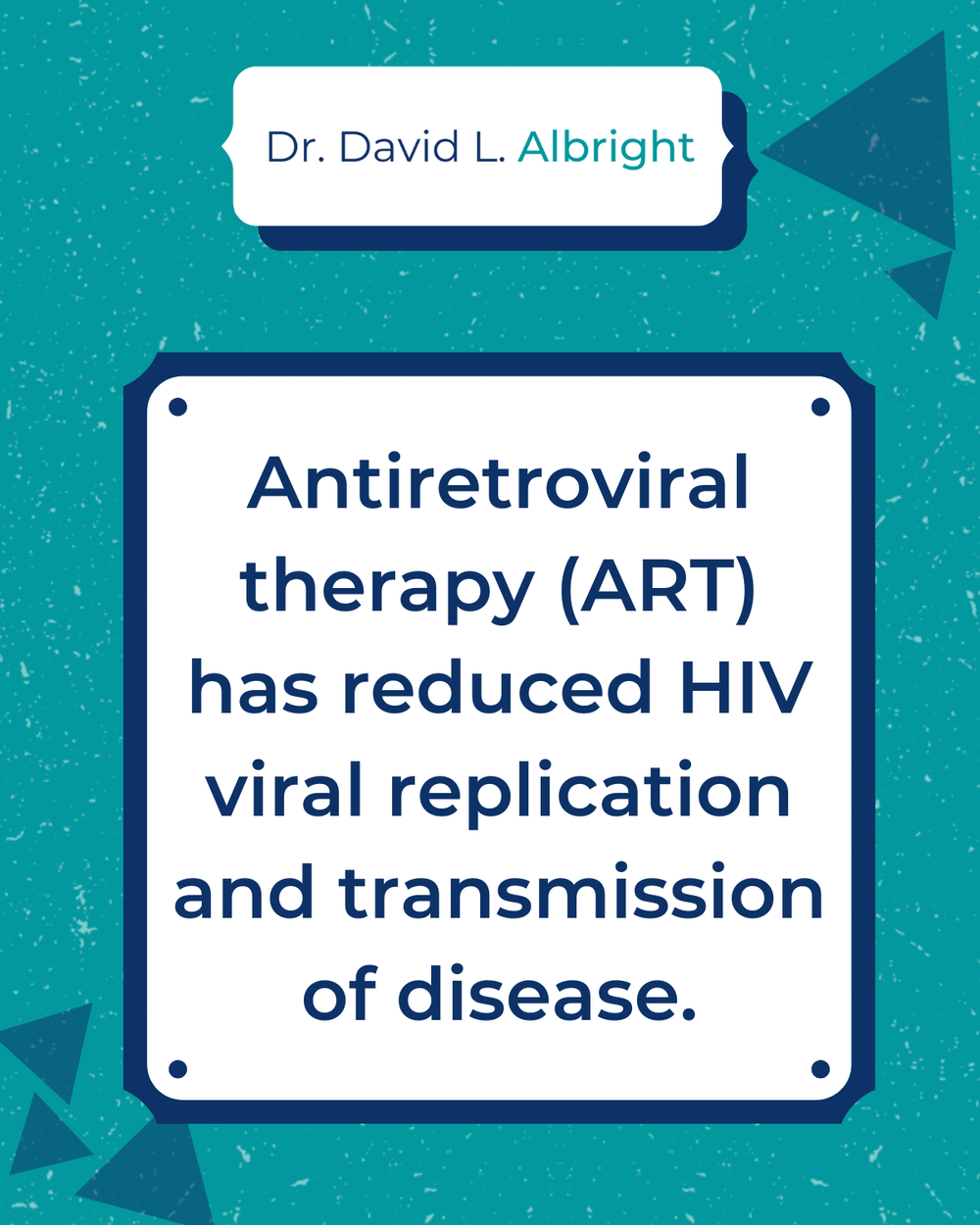 Injection drug use, depression, and HIV screening in rural primary care  settings — Dr. David L. Albright