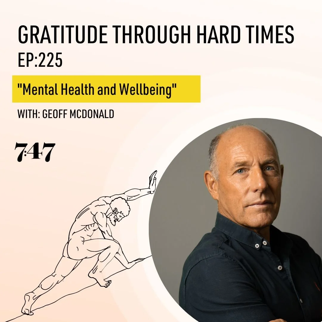 Geoff McDonald: Mental Health and Wellbeing