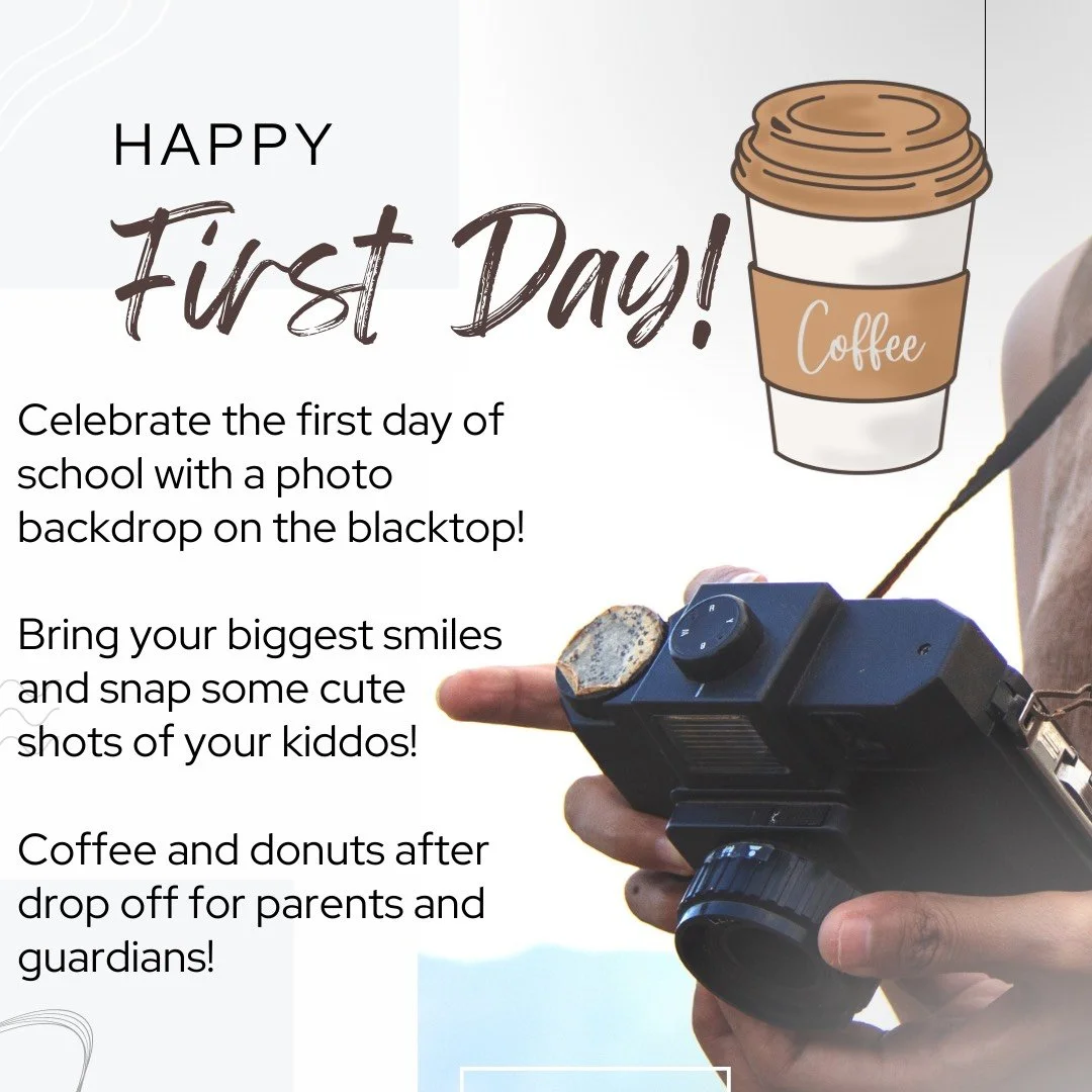 Happy First Day of School! (Photos on the Blacktop)