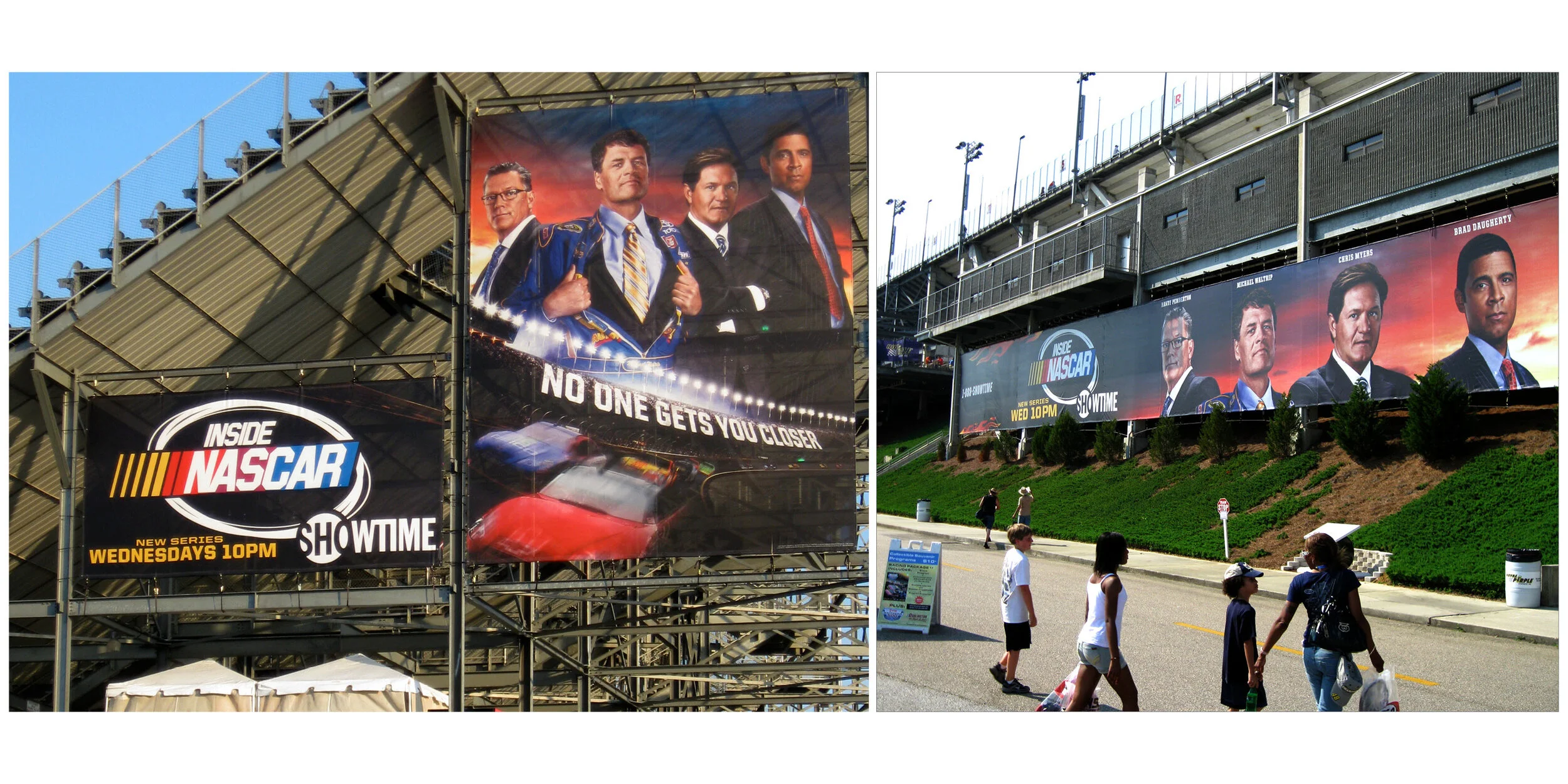 Inside NASCAR @ The Showtime Southern 500 | Copy Our Darlington Raceway takeover included 100s of pieces of creative, including banners & signs around the stadium & trackside.