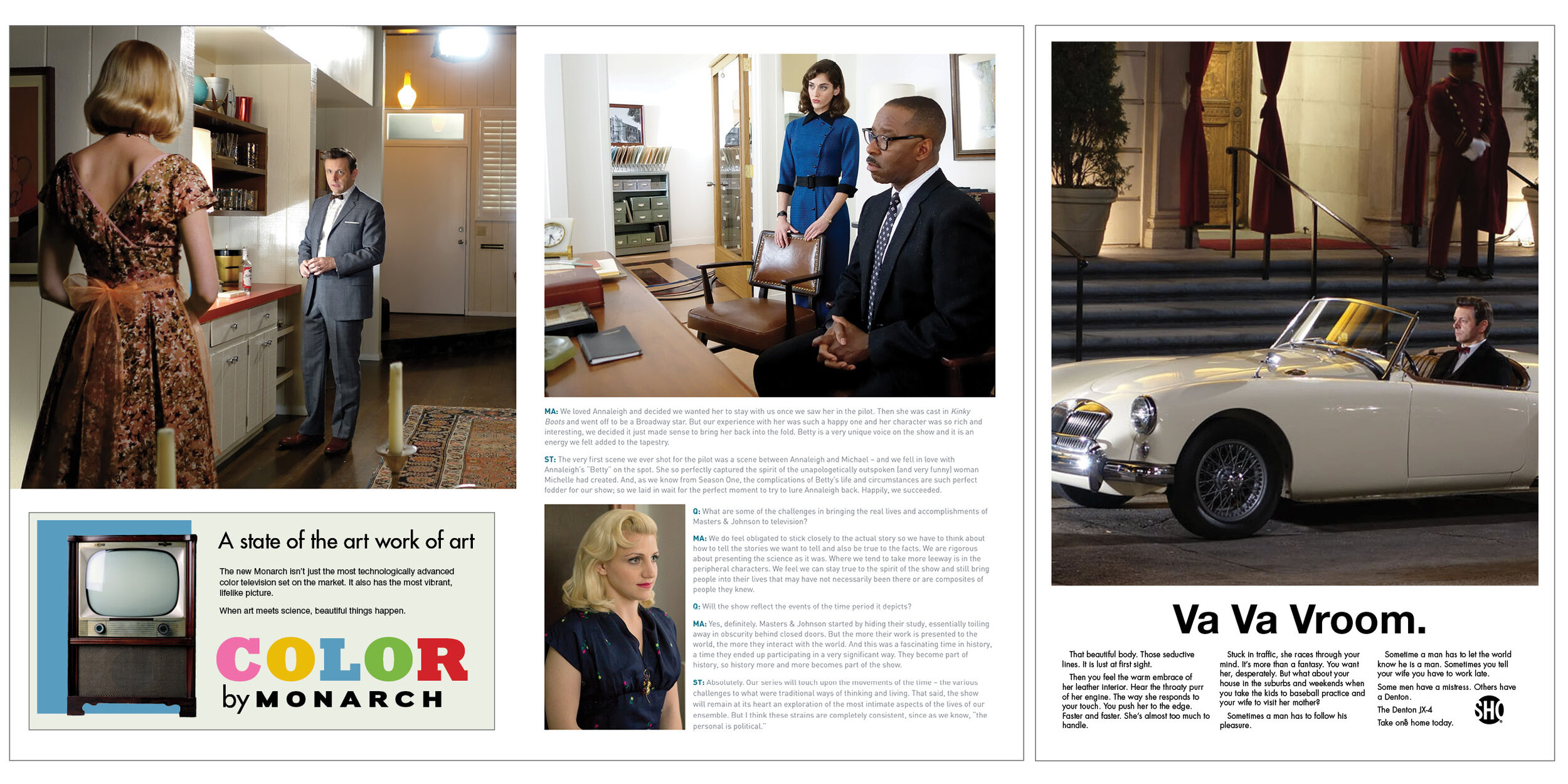 Season 2 Press Kit | Ad Concepts & Copy We created dozens of 1950s & 1960s ads relating to season two's storylines.