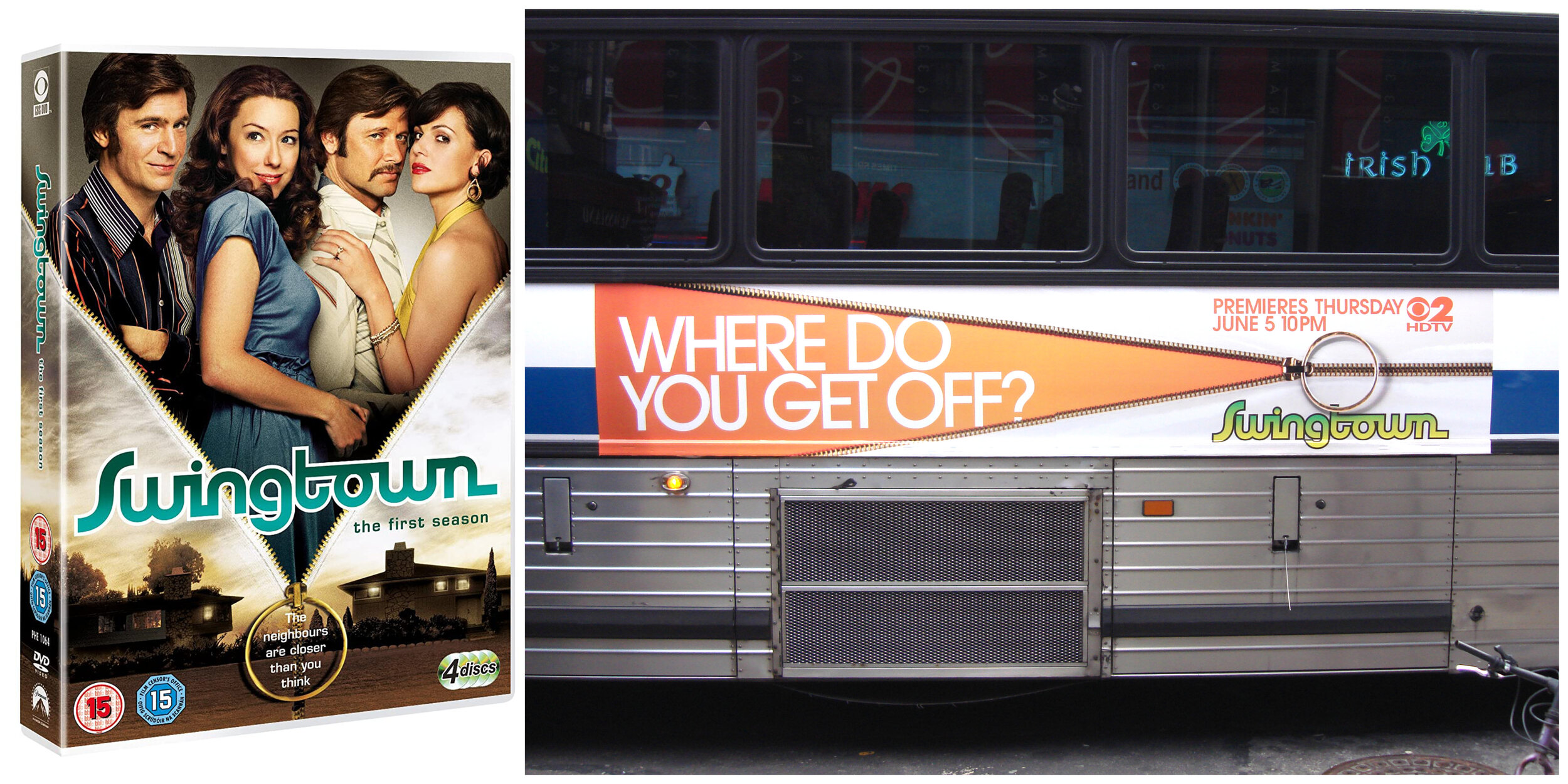 Swingtown | Transit Campaign & Key Art | Copy