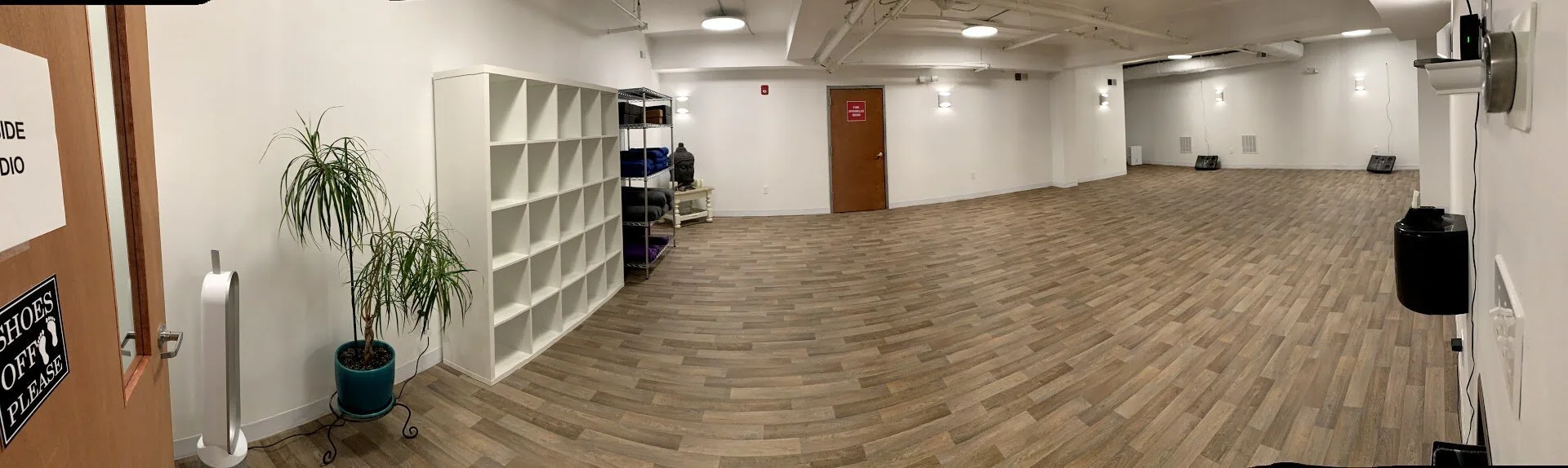 Hillside studio finished with flooring