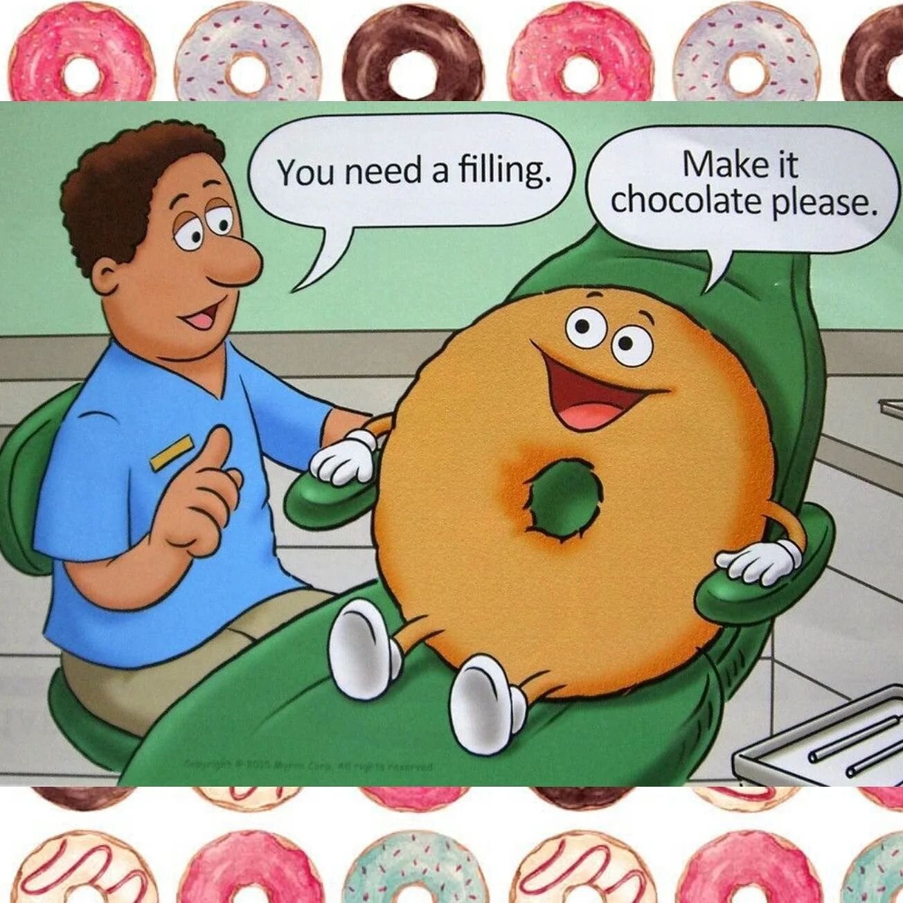 Happy National Donut Day from all of us at Clayton Family DDS! We hope you enjoy all the &quot;fillings&quot; today. 😁🍩