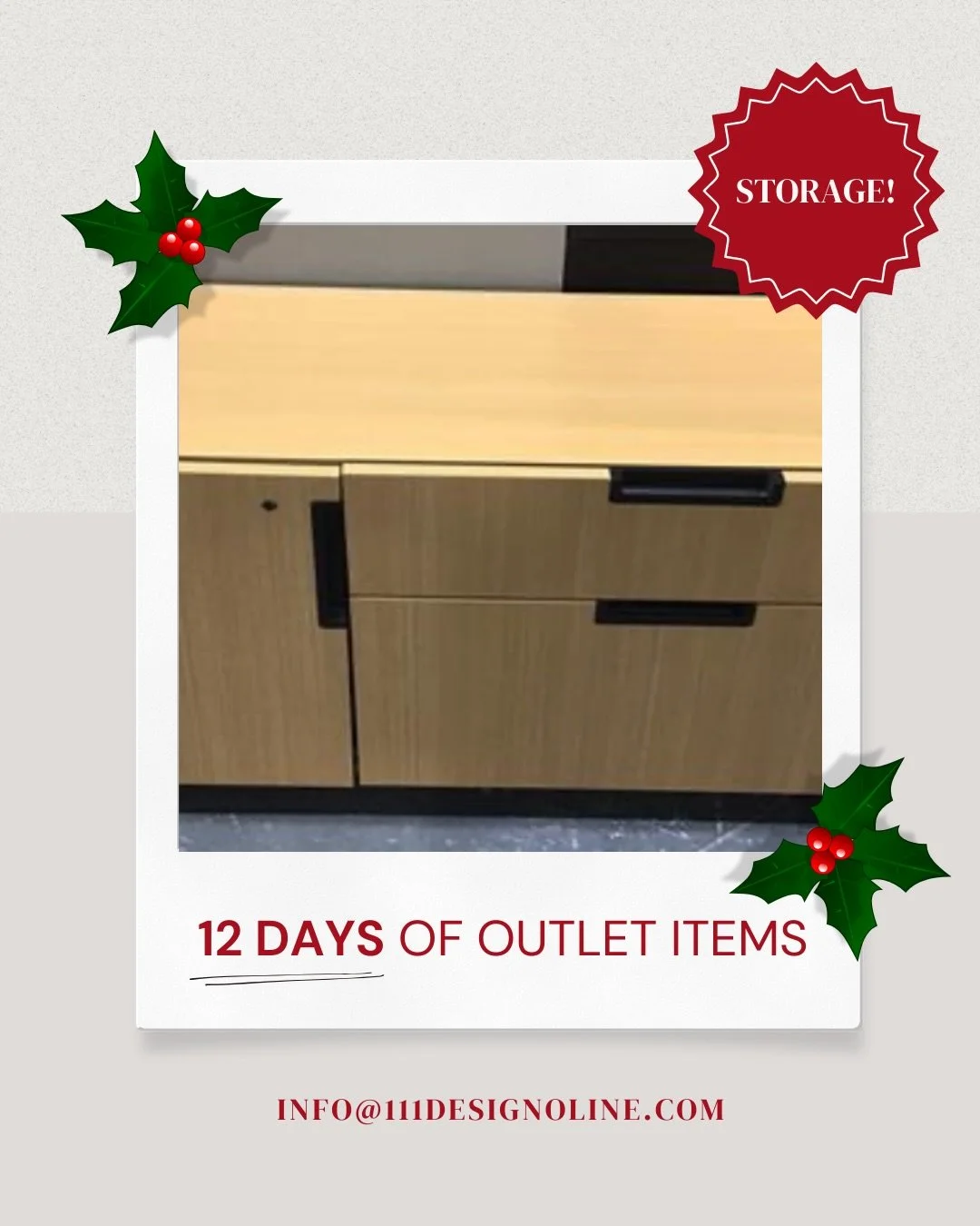 On the second day of Christmas my true love gave to me&hellip; STORAGE that I love 🗄️ from peds to credenzas we have storage to fit any need and space ✔️ Comment 🎁 for more details or stop in to see our full inventory 🤩 ( 1222 Progress Road right 