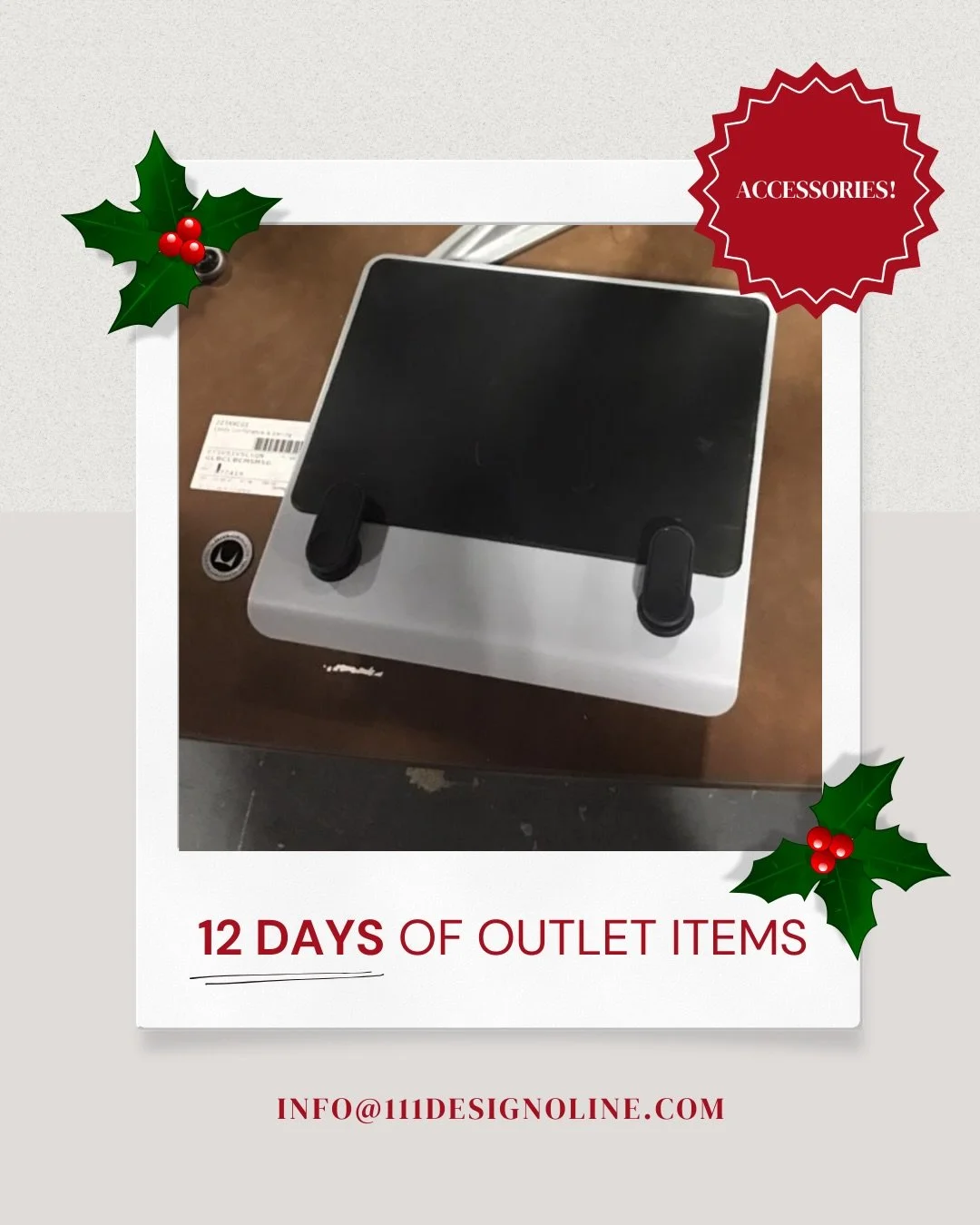 On the third day of Christmas my true love gave to me&hellip;ACCESSORIES for the win💡pillows, lighting, tech support ( even acoustical products!! ) may be just what your space needs to shine this holiday season✨DM us to learn more📲 #12DaysOfDeals #