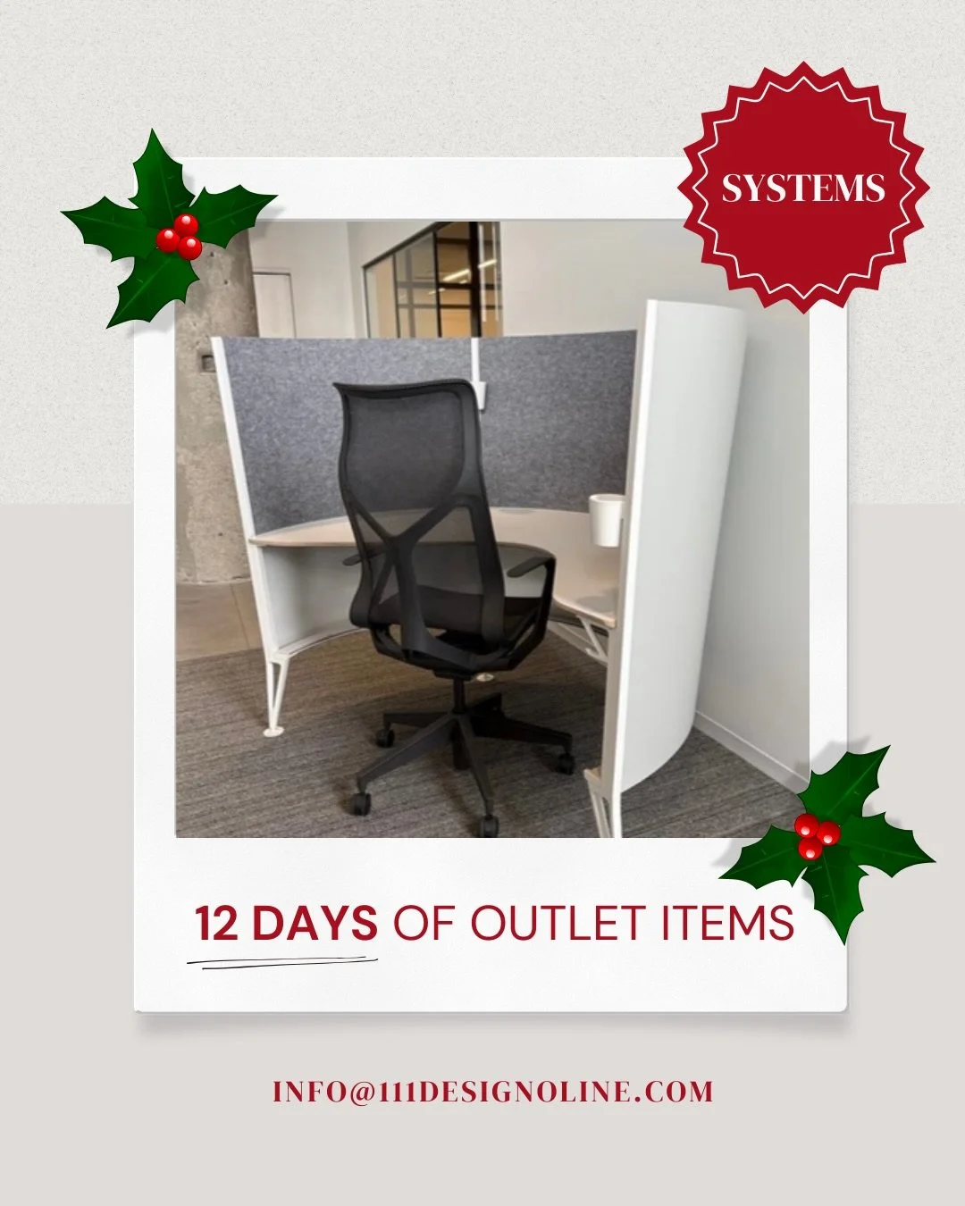 On the ninth day of Christmas my true love gave to me&hellip;SYSTEMS for enhancing 💻🖱️no matter your office layout we have the perfect system solutions to enhance your space 🤓 #12DaysOfDeals #SuccessByDesign