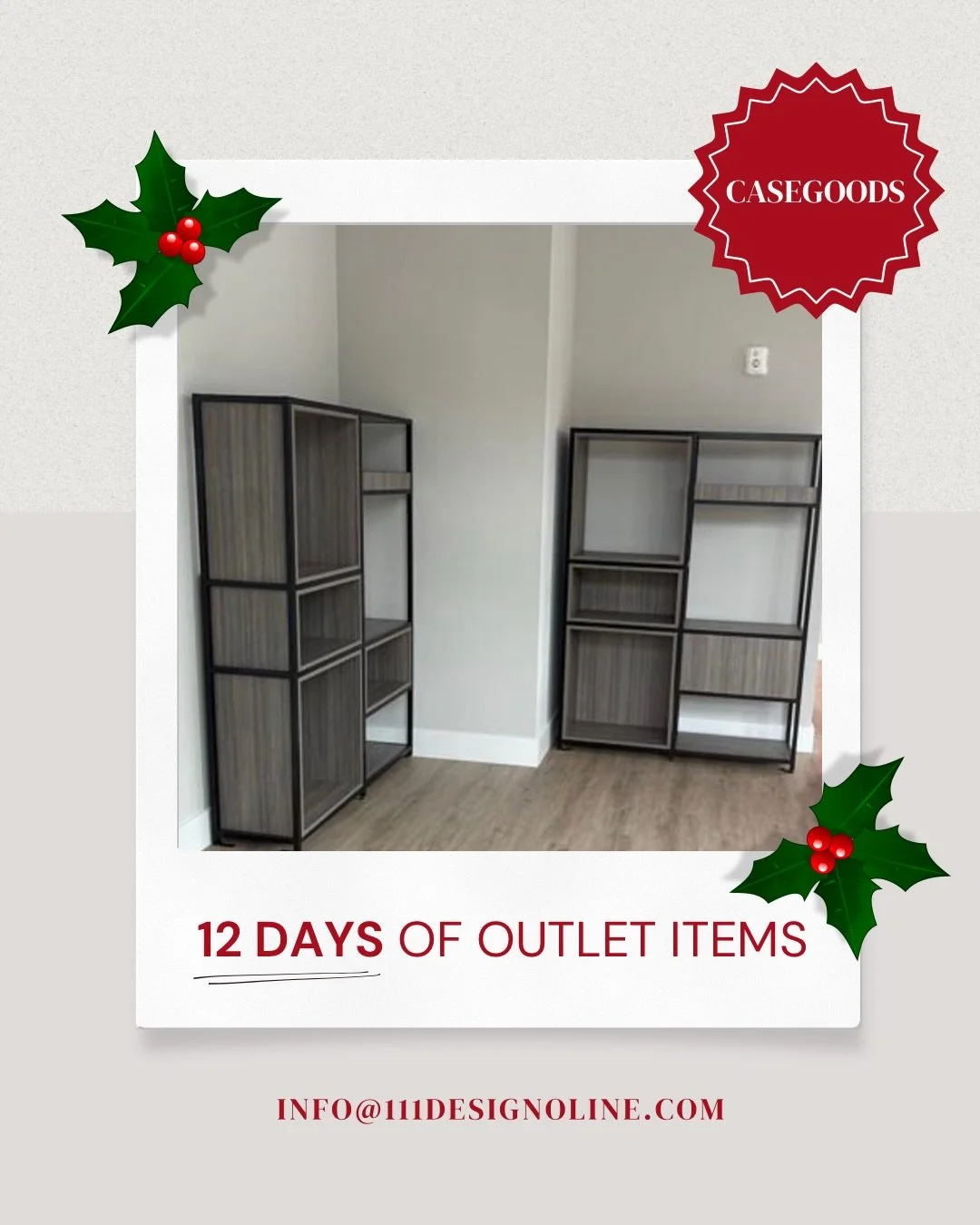 On the tenth day of Christmas my true love gave to me&hellip;CASEGOODS for a keeping📚🪴save space and store in style 🤌🏼 #12DaysOfDeals #SuccessByDesign