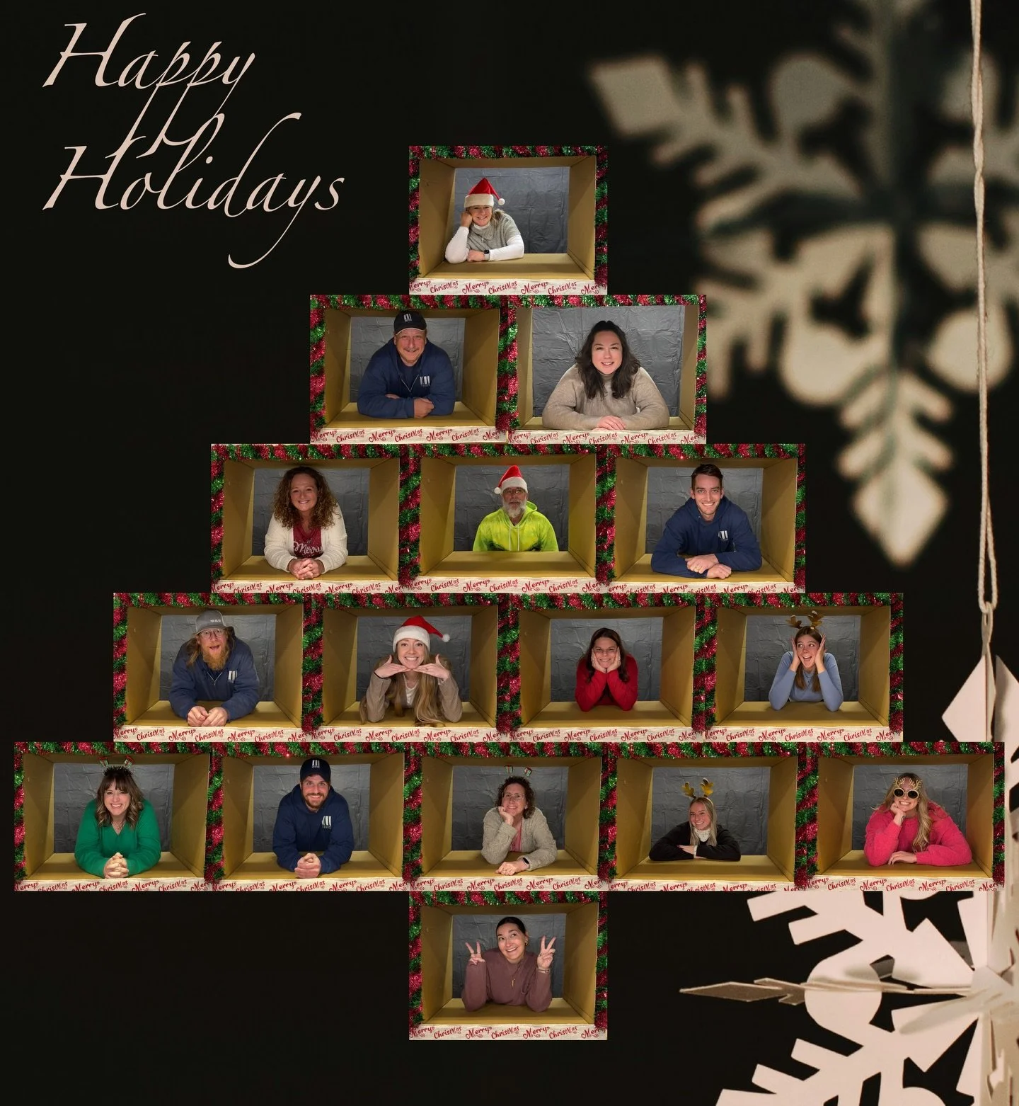 Merry Christmas &amp; Happy Holidays from our team to you &amp; yours✨
