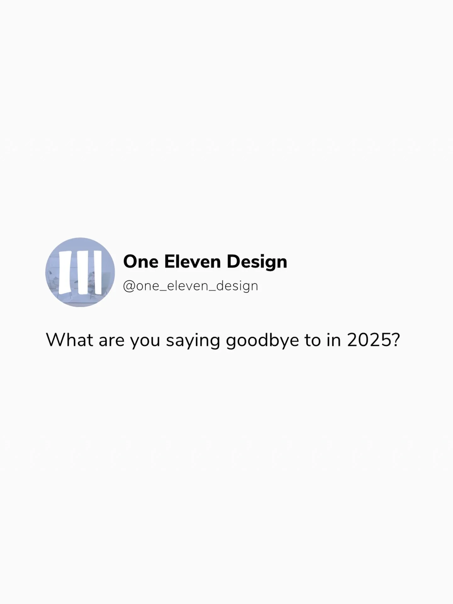 Could it be a space or furniture that doesn&rsquo;t serve you anymore? 🤓 Let us help guide you in 2026✨ #SuccessByDesign #MondayMotivation